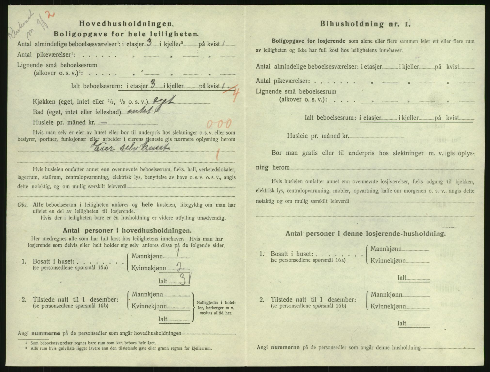 SAK, 1920 census for Lillesand, 1920, p. 554