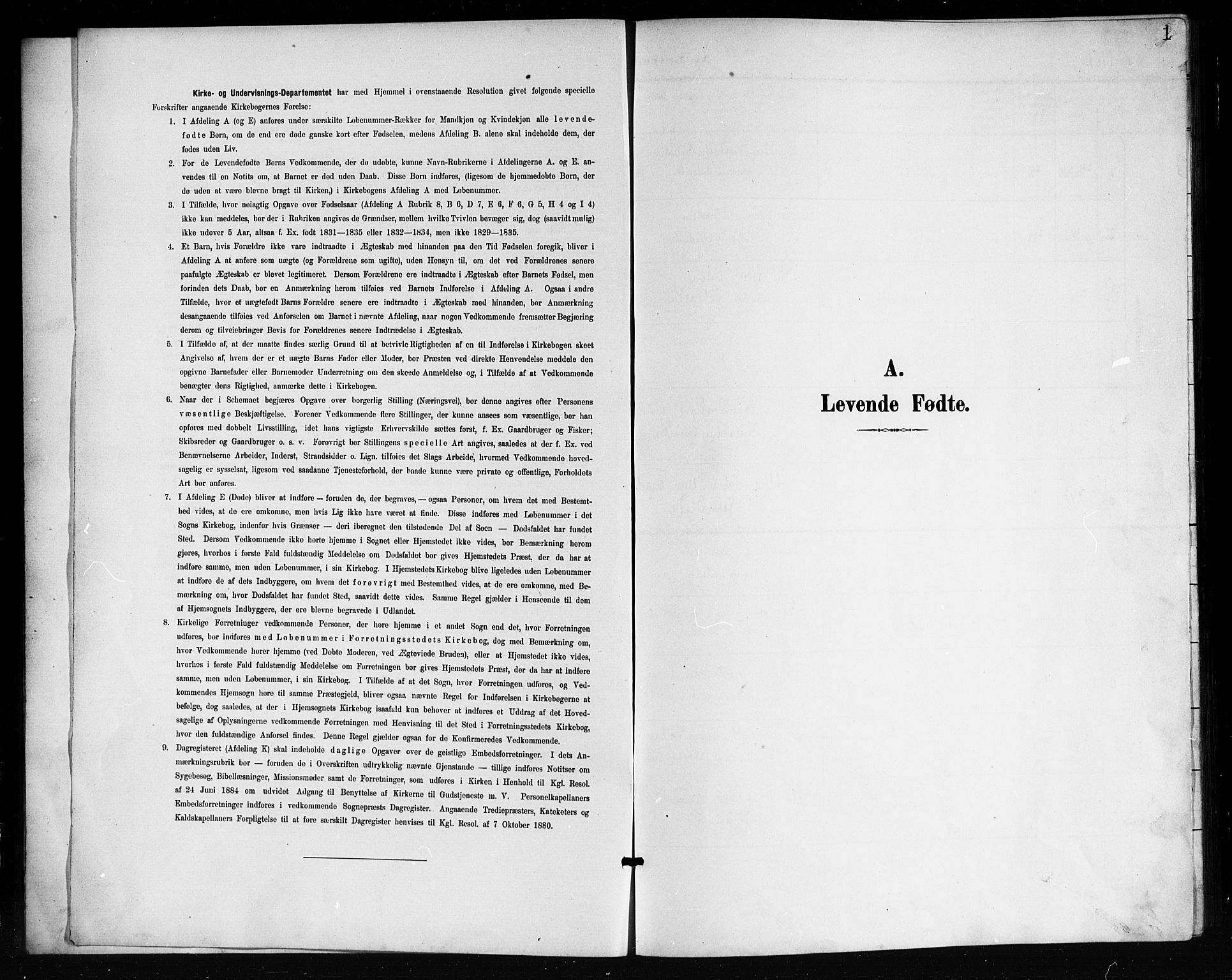 Nord-Audnedal sokneprestkontor, AV/SAK-1111-0032/F/Fb/Fba/L0004: Parish register (copy) no. B 4, 1901-1917, p. 1