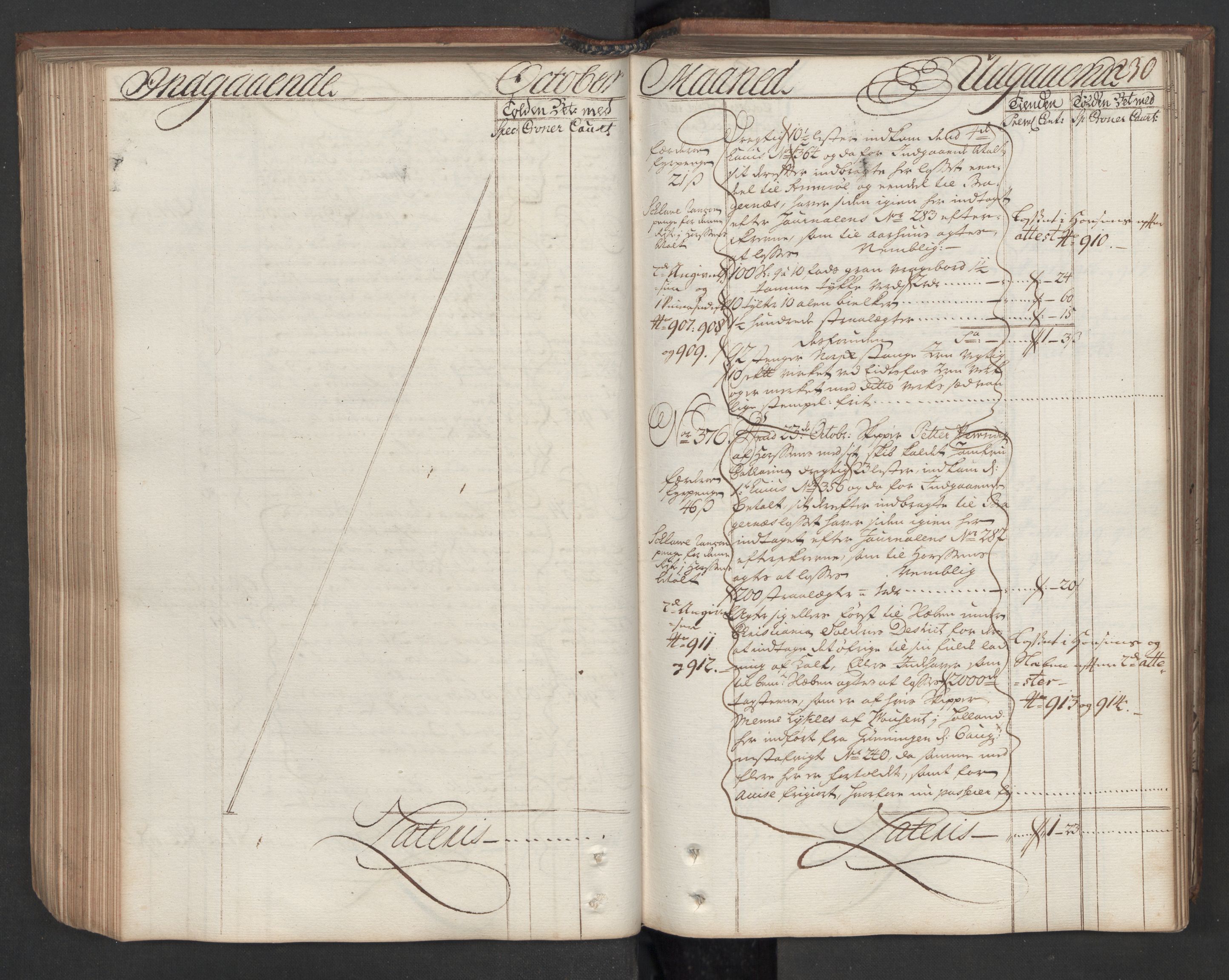 Generaltollkammeret, tollregnskaper, AV/RA-EA-5490/R08/L0009/0001: Tollregnskaper Drammen / Hovedtollbok, 1731, p. 229b-230a