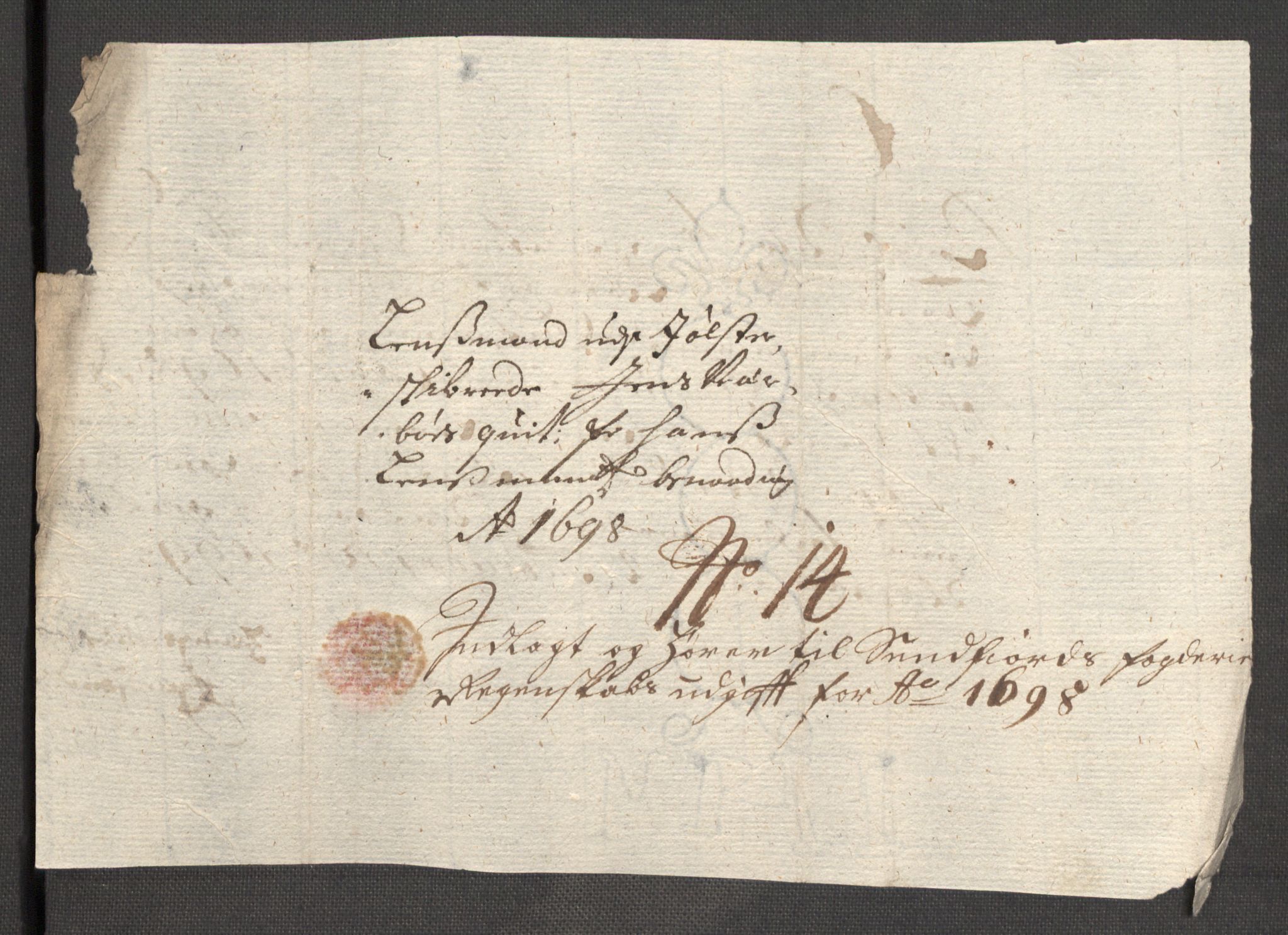 Rentekammeret inntil 1814, Reviderte regnskaper, Fogderegnskap, AV/RA-EA-4092/R53/L3423: Fogderegnskap Sunn- og Nordfjord, 1697-1698, p. 372