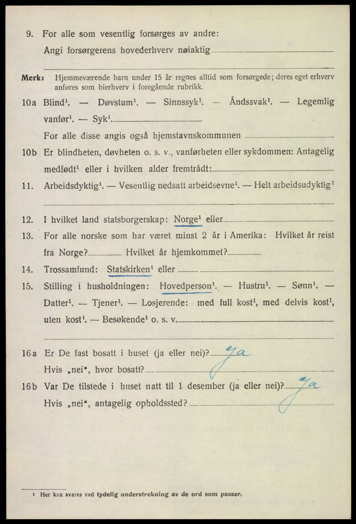 SAH, 1920 census for Nord-Odal, 1920, p. 2380