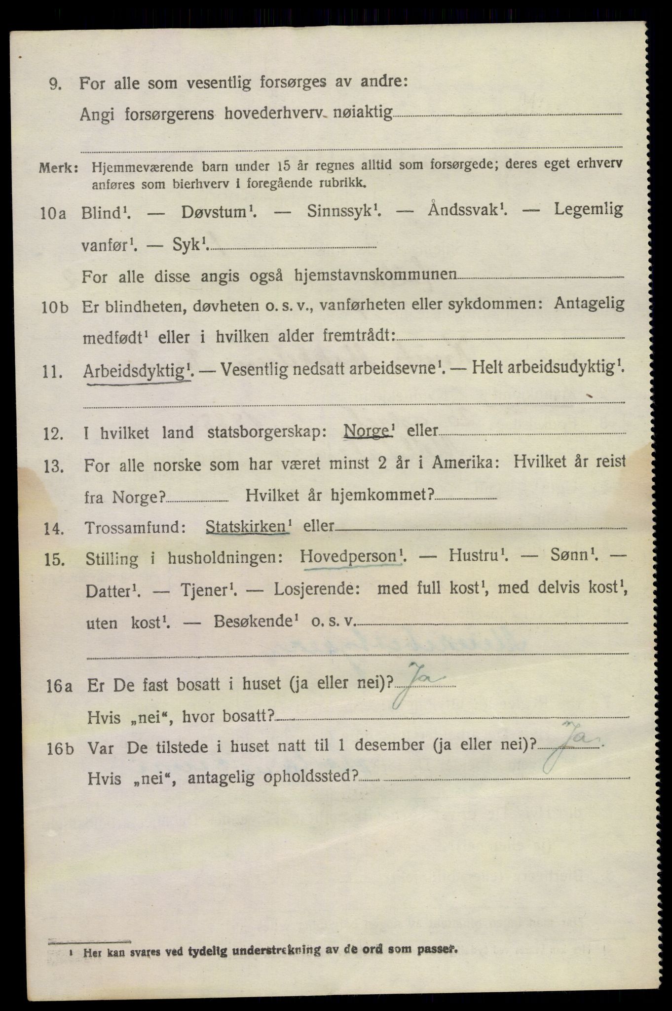 SAKO, 1920 census for Holla, 1920, p. 1736