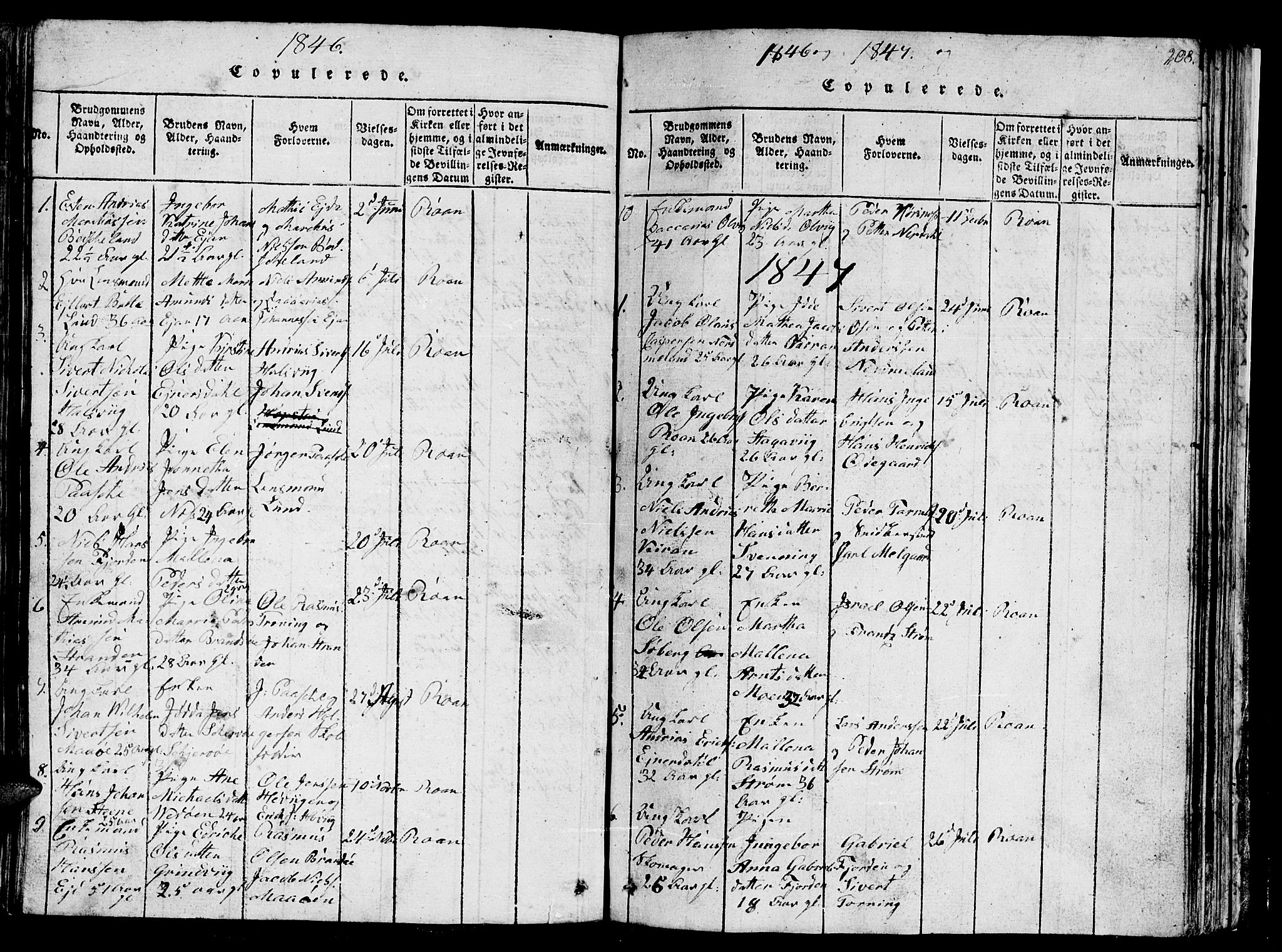 Ministerialprotokoller, klokkerbøker og fødselsregistre - Sør-Trøndelag, SAT/A-1456/657/L0714: Parish register (copy) no. 657C01, 1818-1868, p. 208