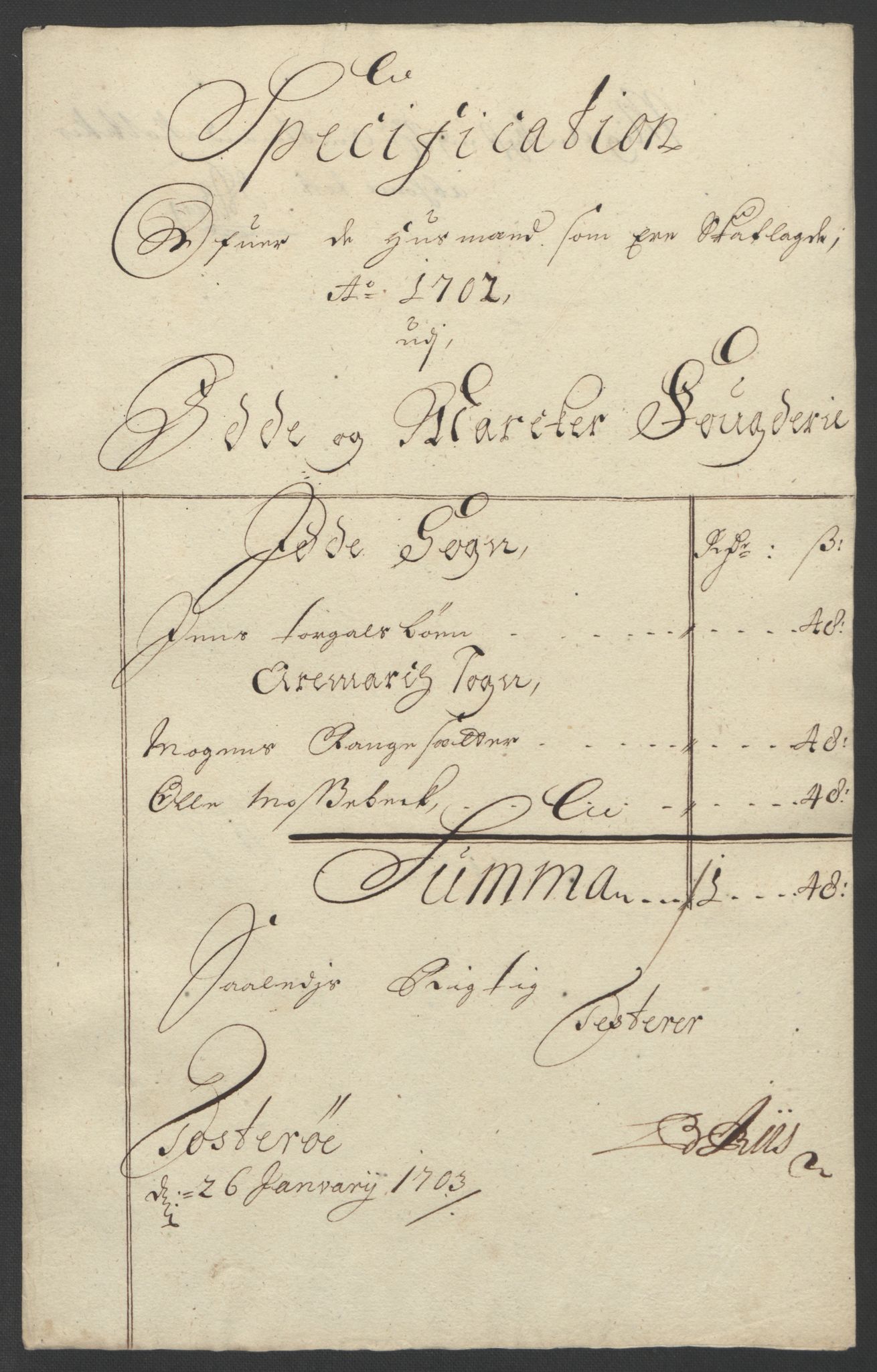 Rentekammeret inntil 1814, Reviderte regnskaper, Fogderegnskap, AV/RA-EA-4092/R01/L0016: Fogderegnskap Idd og Marker, 1702-1703, p. 84