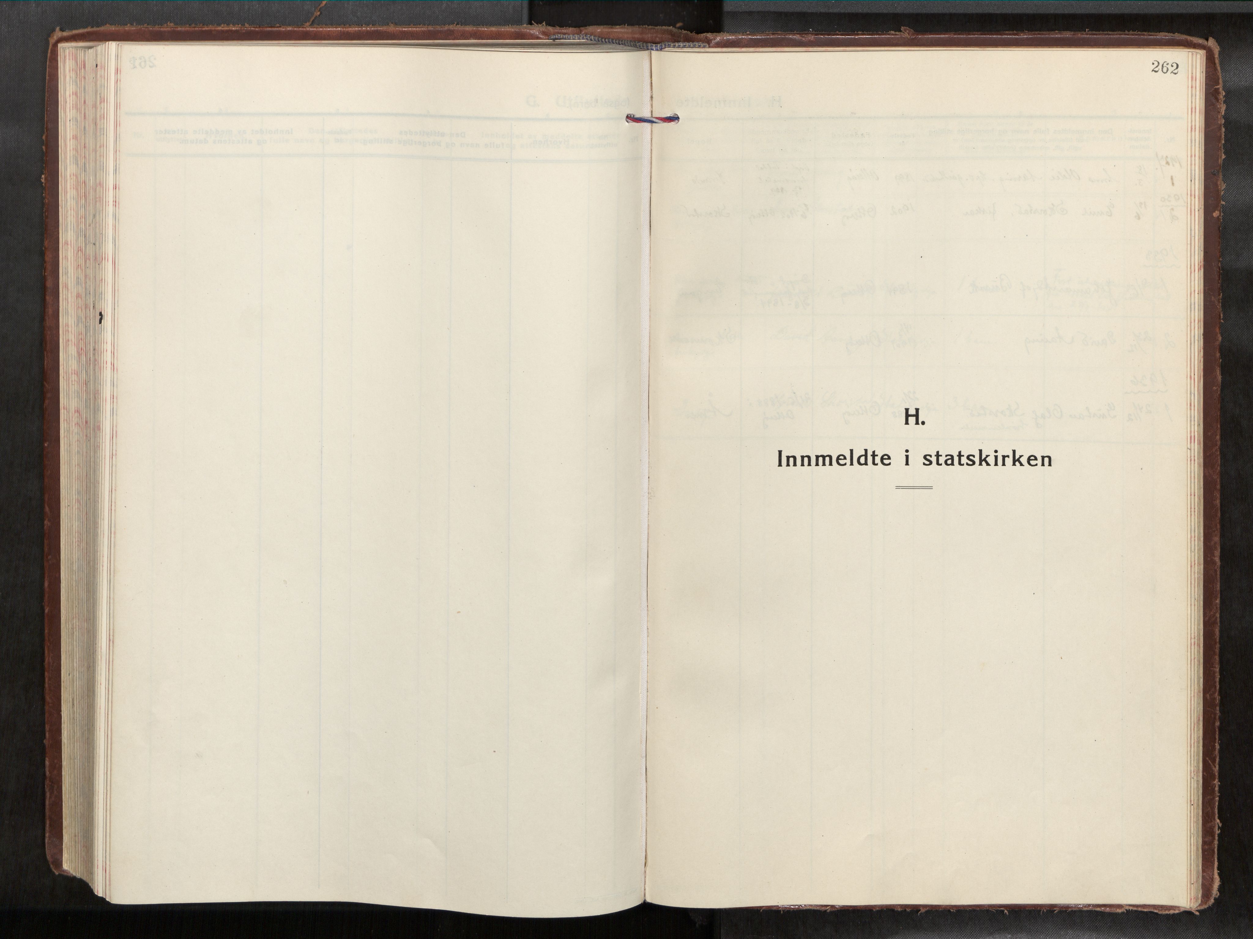 Ministerialprotokoller, klokkerbøker og fødselsregistre - Nord-Trøndelag, SAT/A-1458/774/L0629a: Parish register (official) no. 774A04, 1927-1945, p. 262