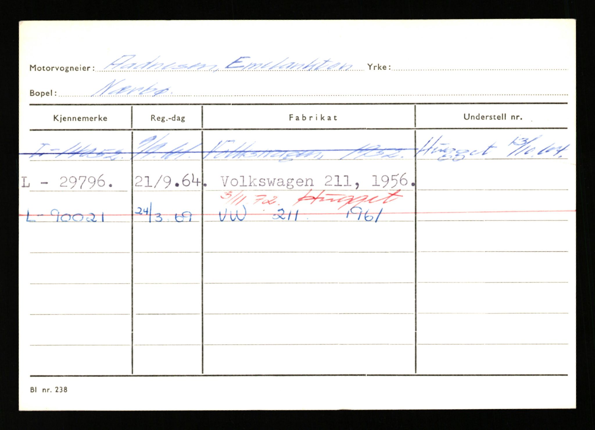 Stavanger trafikkstasjon, AV/SAST-A-101942/0/H/L0044: Øksna - Åmo, 1930-1971, p. 2180