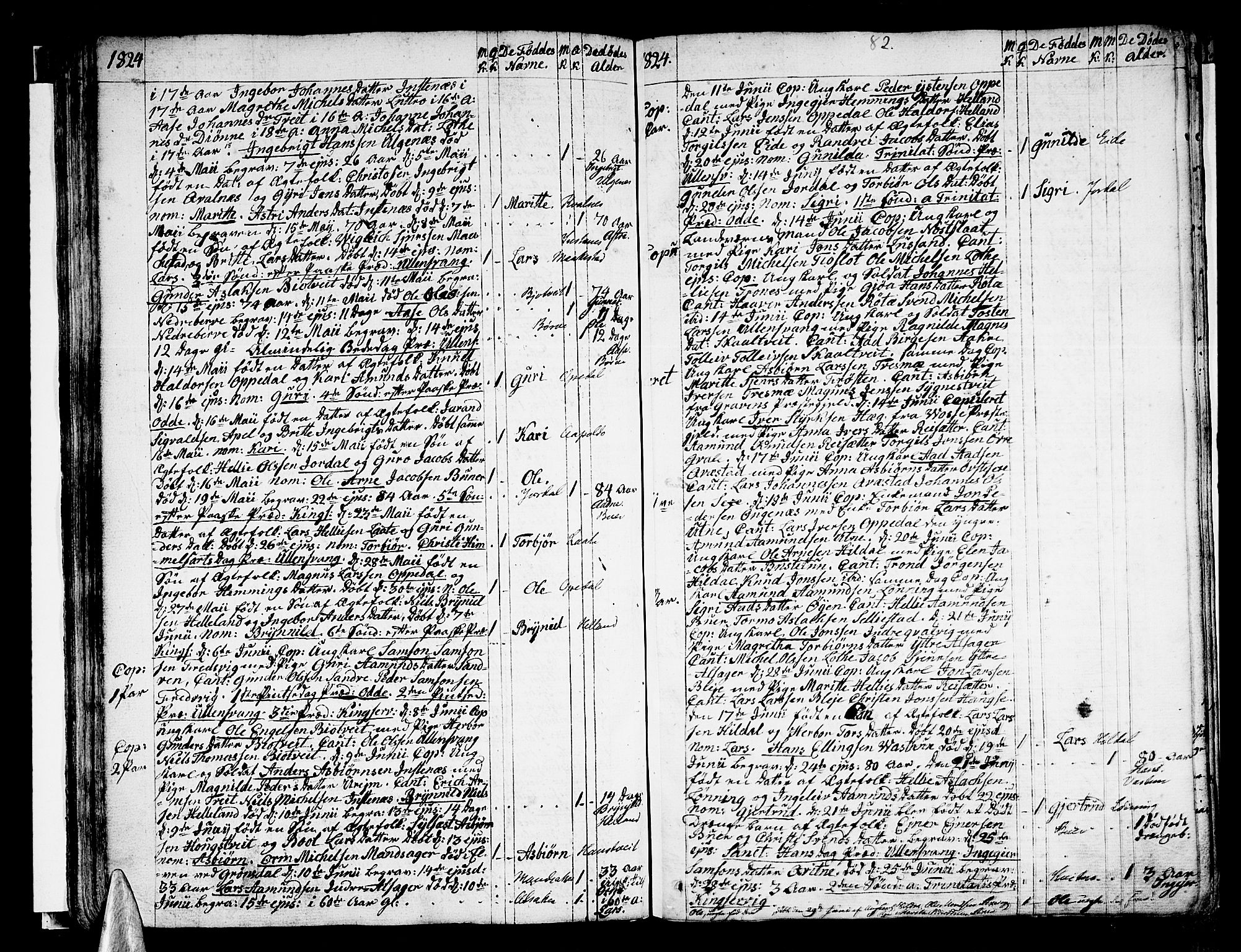 Ullensvang sokneprestembete, SAB/A-78701/H/Haa: Parish register (official) no. A 8, 1804-1835, p. 82