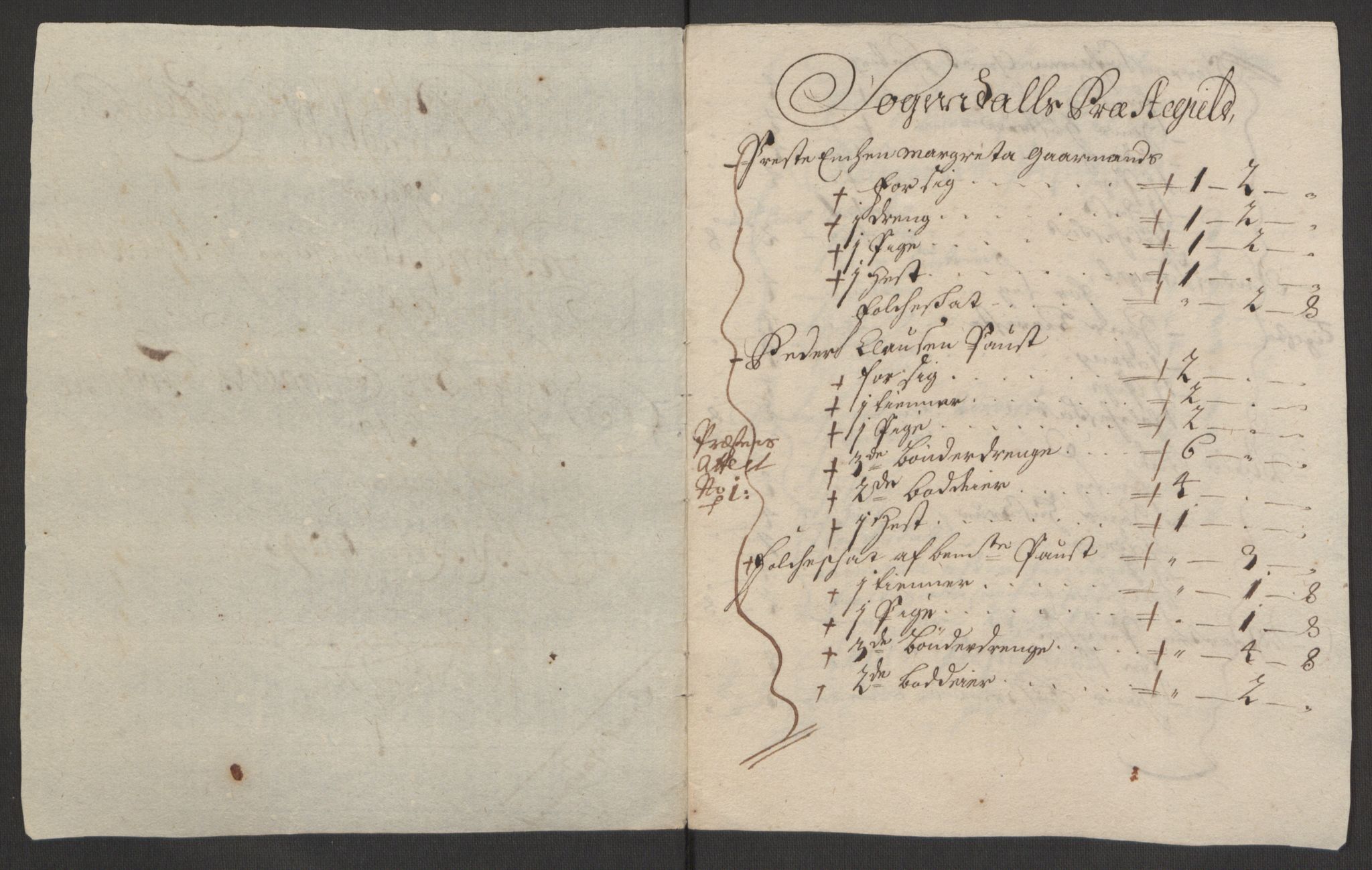 Rentekammeret inntil 1814, Reviderte regnskaper, Fogderegnskap, RA/EA-4092/R52/L3307: Fogderegnskap Sogn, 1693-1694, p. 38
