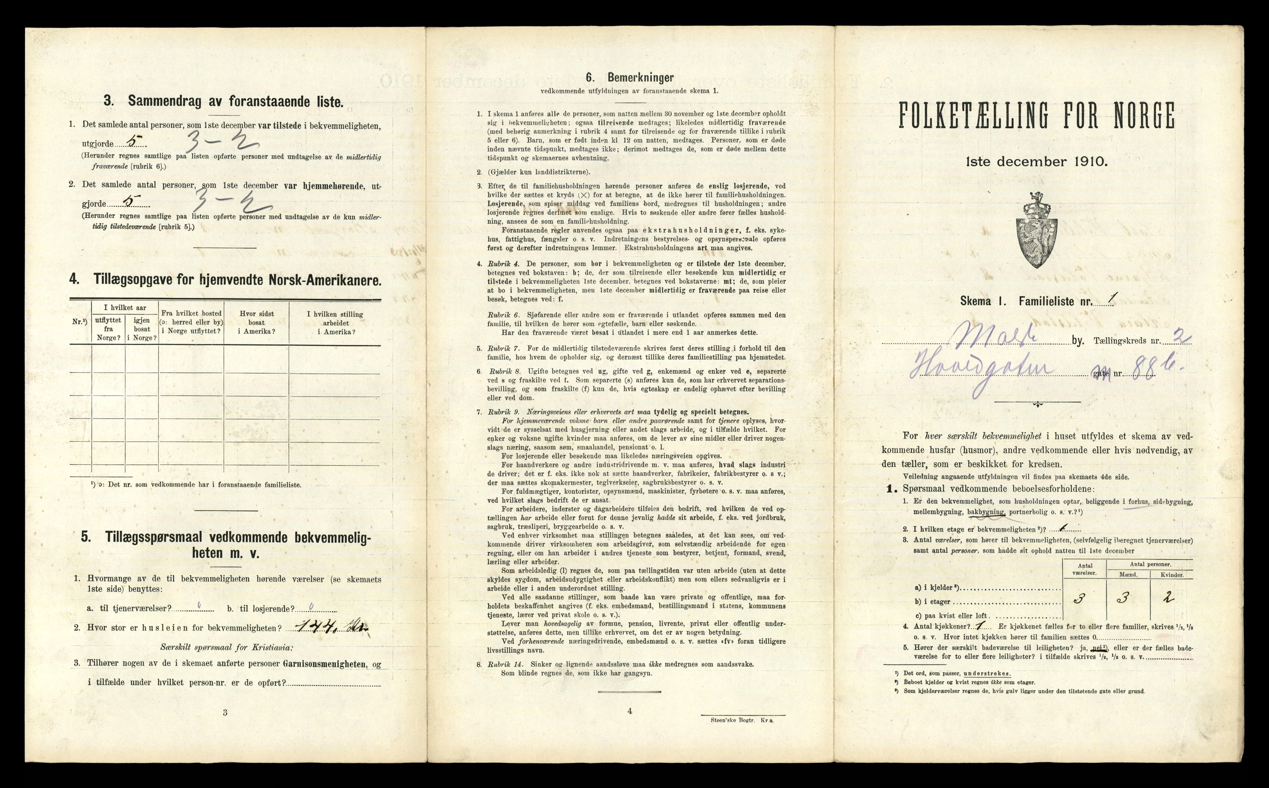 RA, 1910 census for Molde, 1910, p. 753