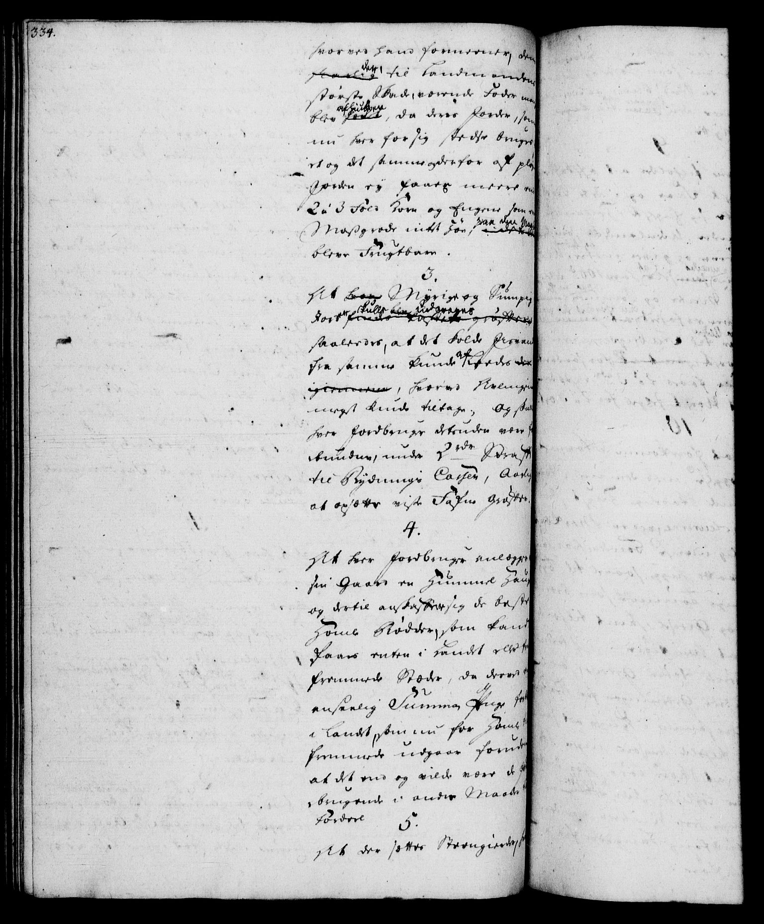 Rentekammeret, Kammerkanselliet, RA/EA-3111/G/Gh/Gha/L0032: Norsk ekstraktmemorialprotokoll (merket RK 53.77), 1753-1755, p. 334