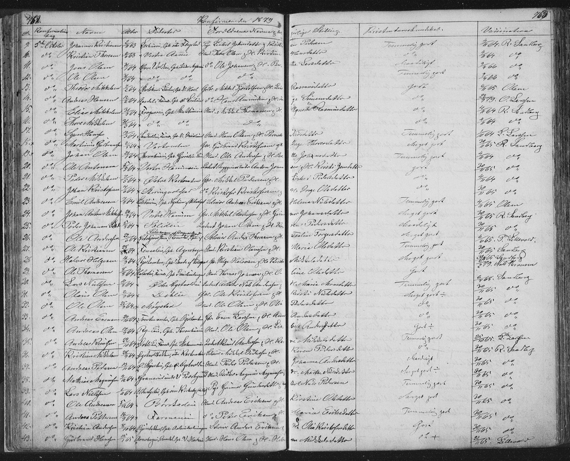 Vang prestekontor, Hedmark, SAH/PREST-008/H/Ha/Hab/L0010B: Parish register (copy) no. 10b, 1854-1896, p. 762-763