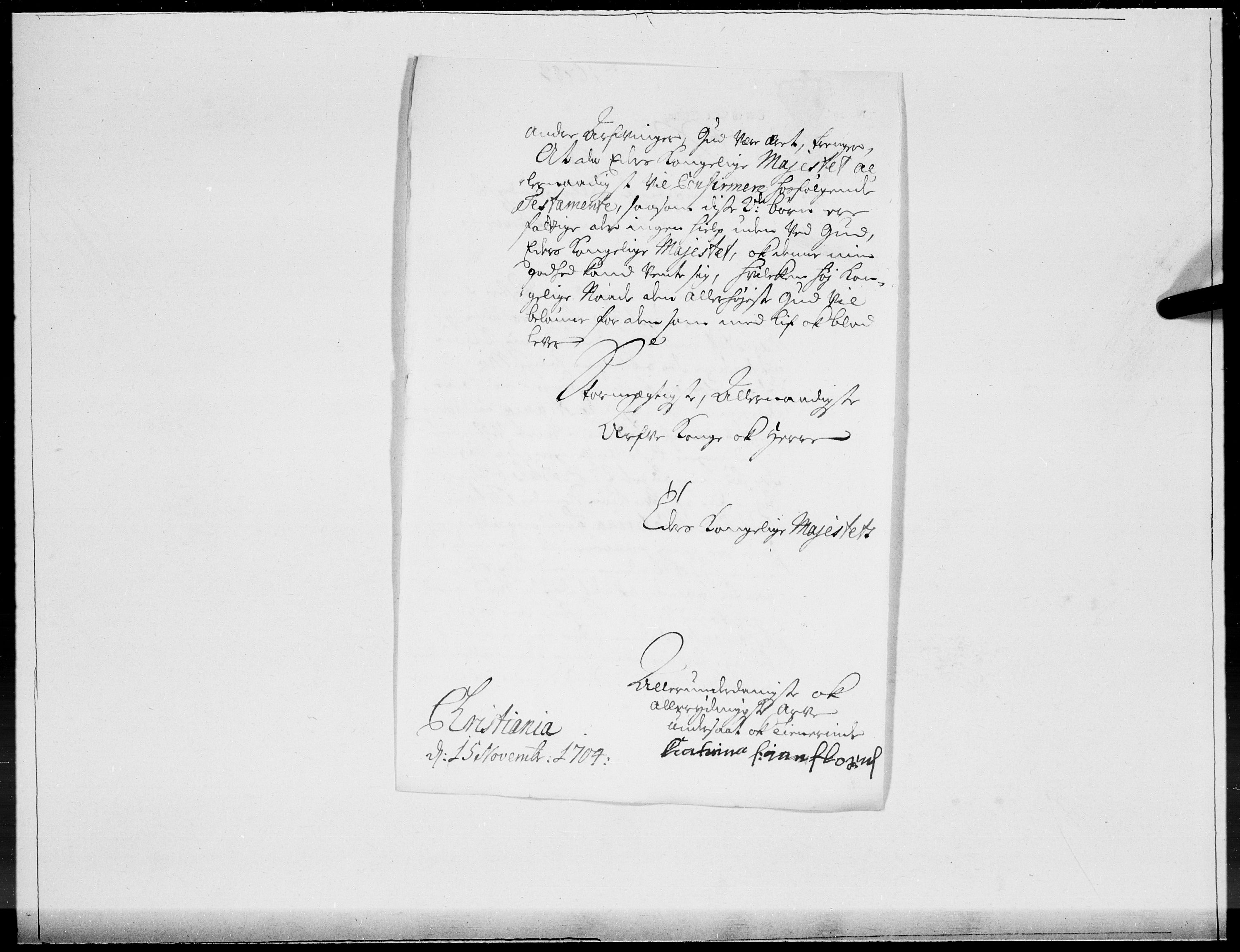 Danske Kanselli 1572-1799, AV/RA-EA-3023/F/Fc/Fcc/Fcca/L0058: Norske innlegg 1572-1799, 1705, p. 12