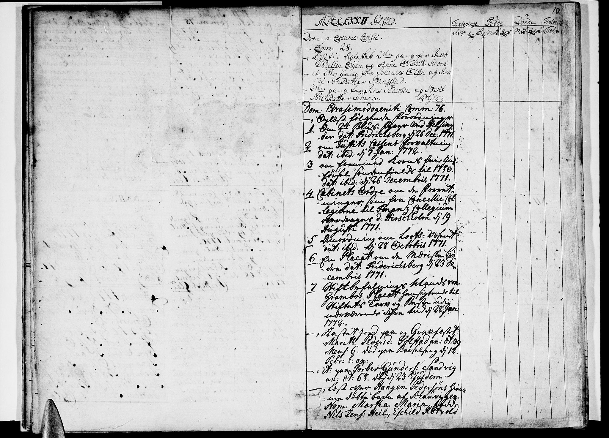 Ministerialprotokoller, klokkerbøker og fødselsregistre - Nordland, AV/SAT-A-1459/811/L0164: Parish register (official) no. 811A02, 1752-1819, p. 10