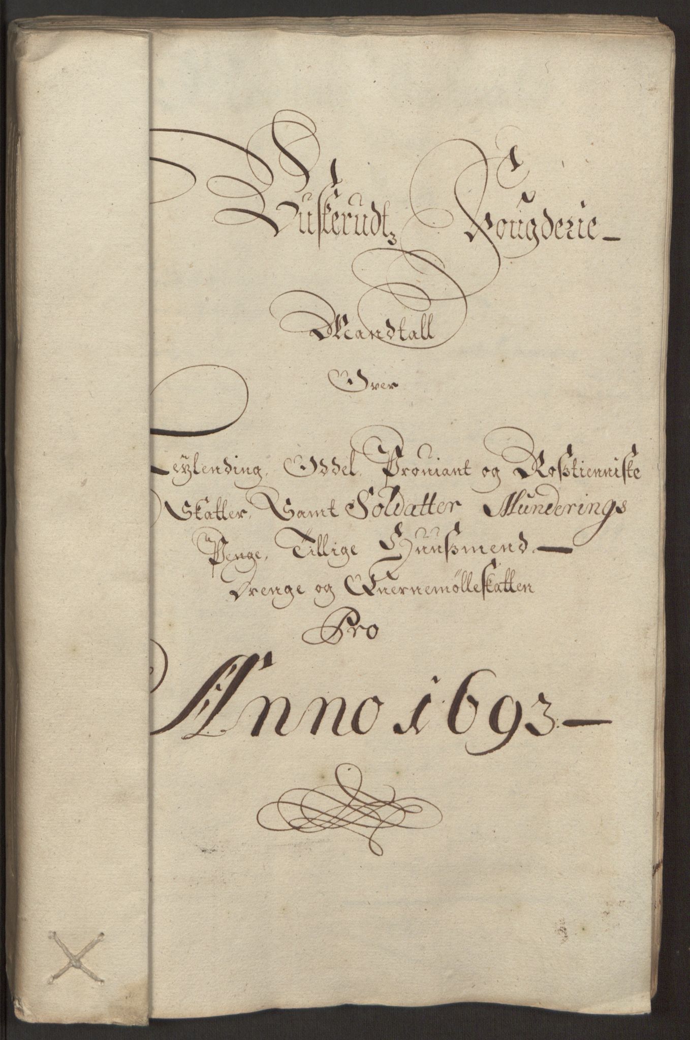 Rentekammeret inntil 1814, Reviderte regnskaper, Fogderegnskap, RA/EA-4092/R25/L1682: Fogderegnskap Buskerud, 1693, p. 96