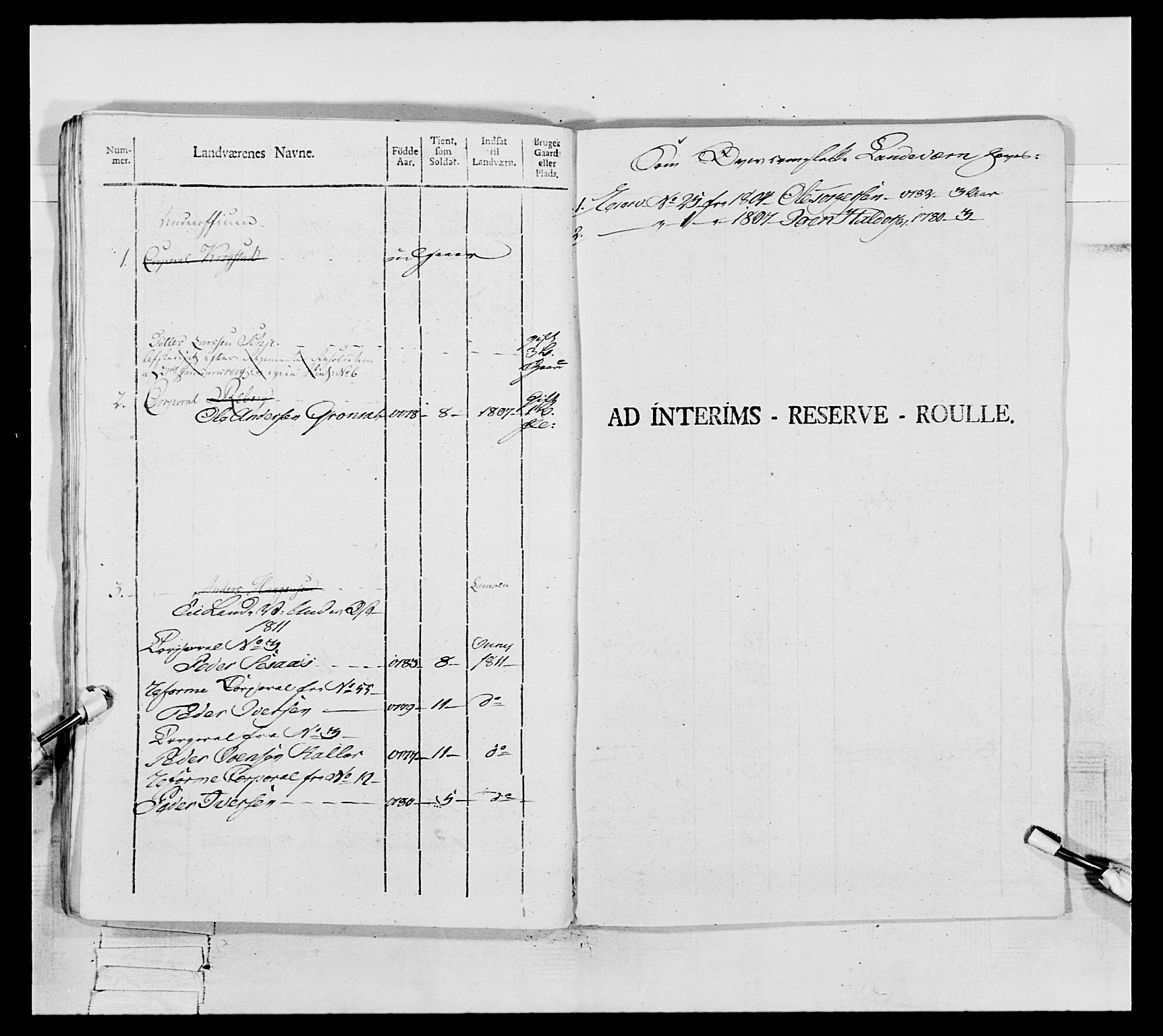 Generalitets- og kommissariatskollegiet, Det kongelige norske kommissariatskollegium, AV/RA-EA-5420/E/Eh/L0075c: 1. Trondheimske nasjonale infanteriregiment, 1811, p. 182