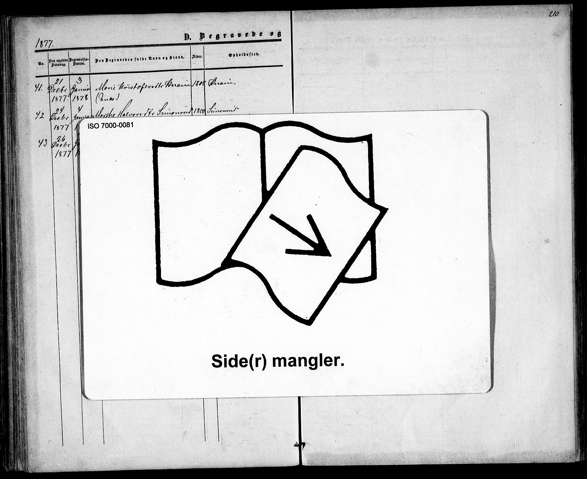 Hurdal prestekontor Kirkebøker, AV/SAO-A-10889/F/Fa/L0006: Parish register (official) no. I 6, 1860-1877, p. 210