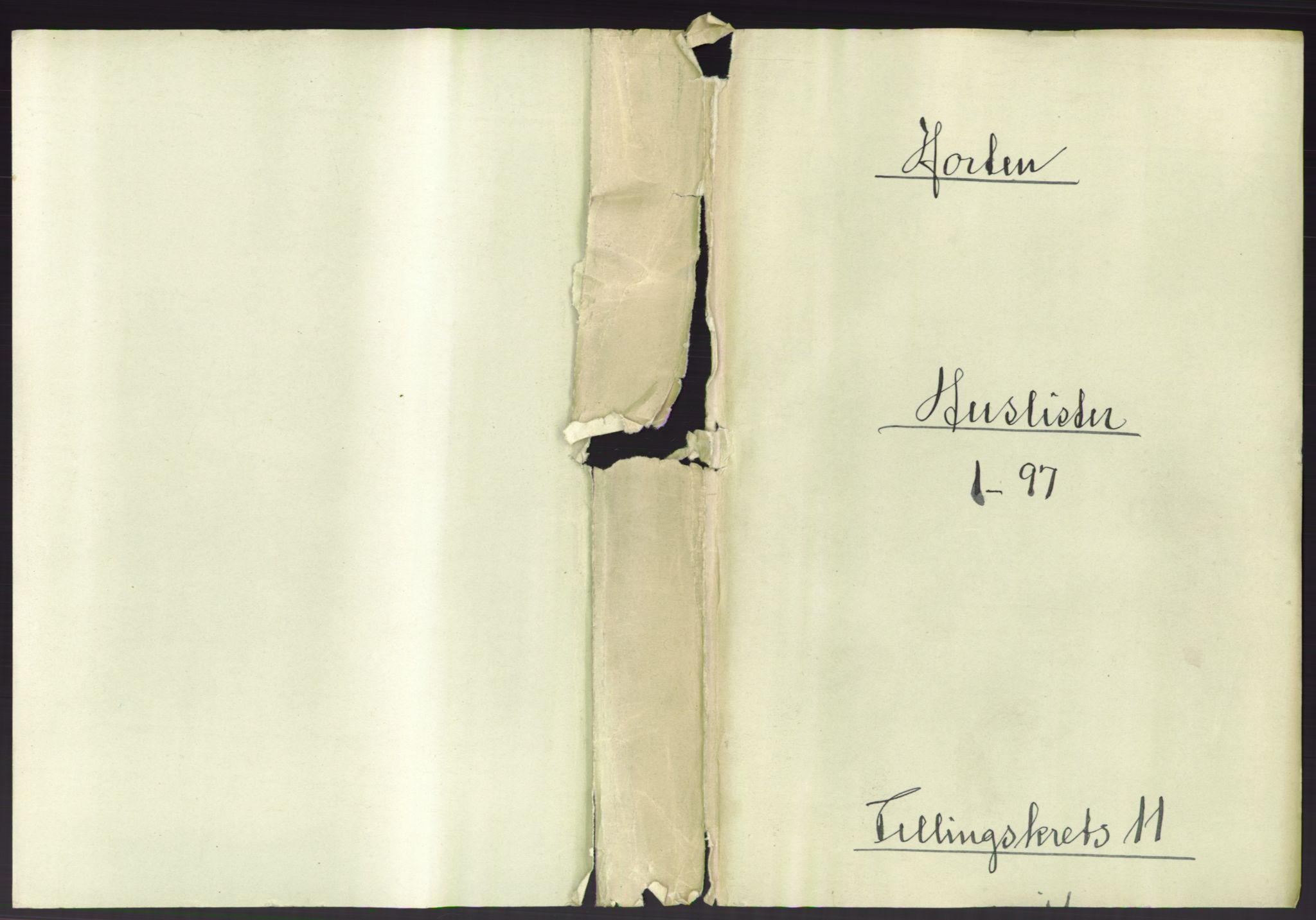 RA, 1891 census for 0703 Horten, 1891, p. 1159