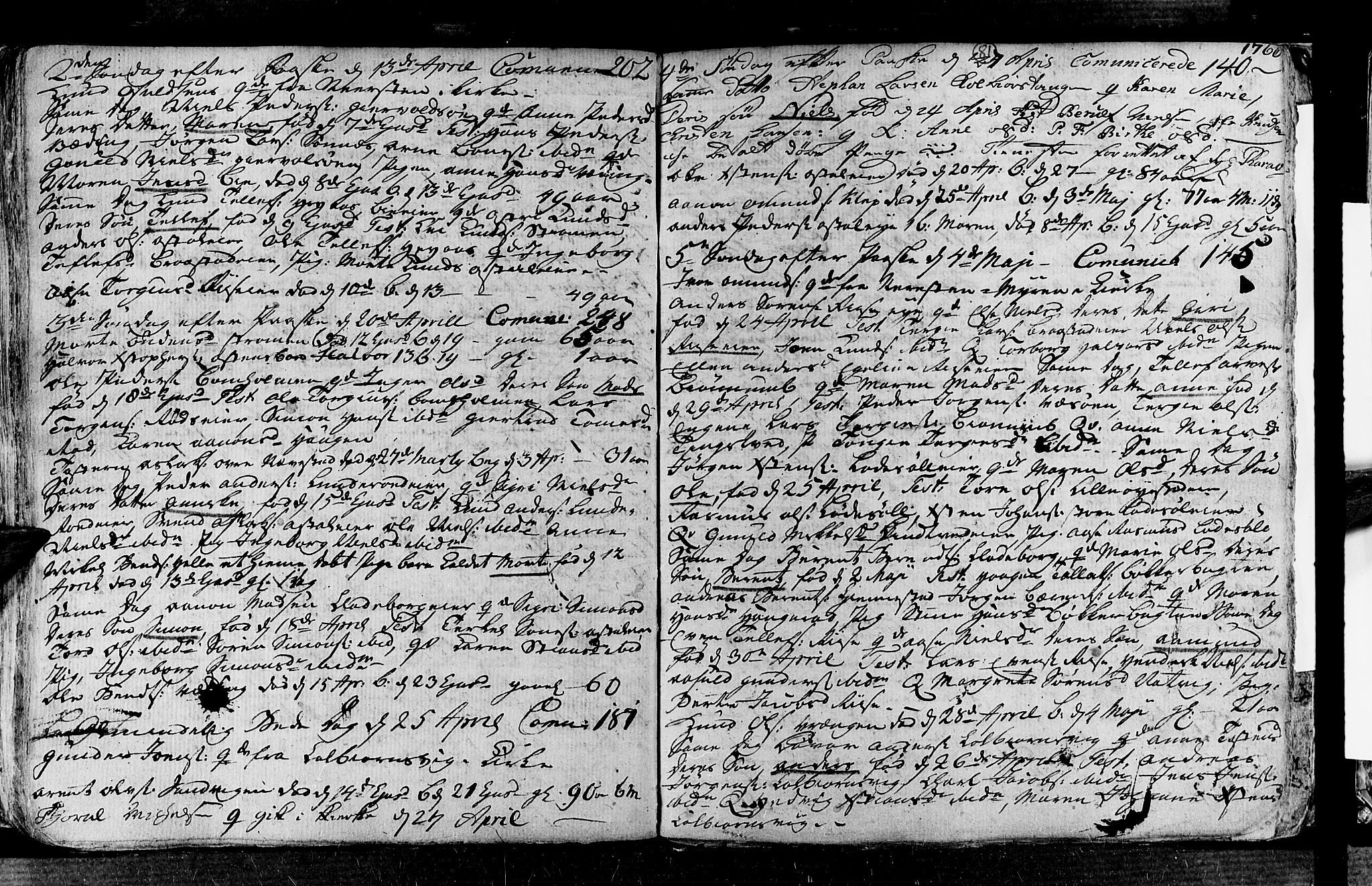 Øyestad sokneprestkontor, AV/SAK-1111-0049/F/Fa/L0006: Parish register (official) no. A 6, 1758-1776, p. 81