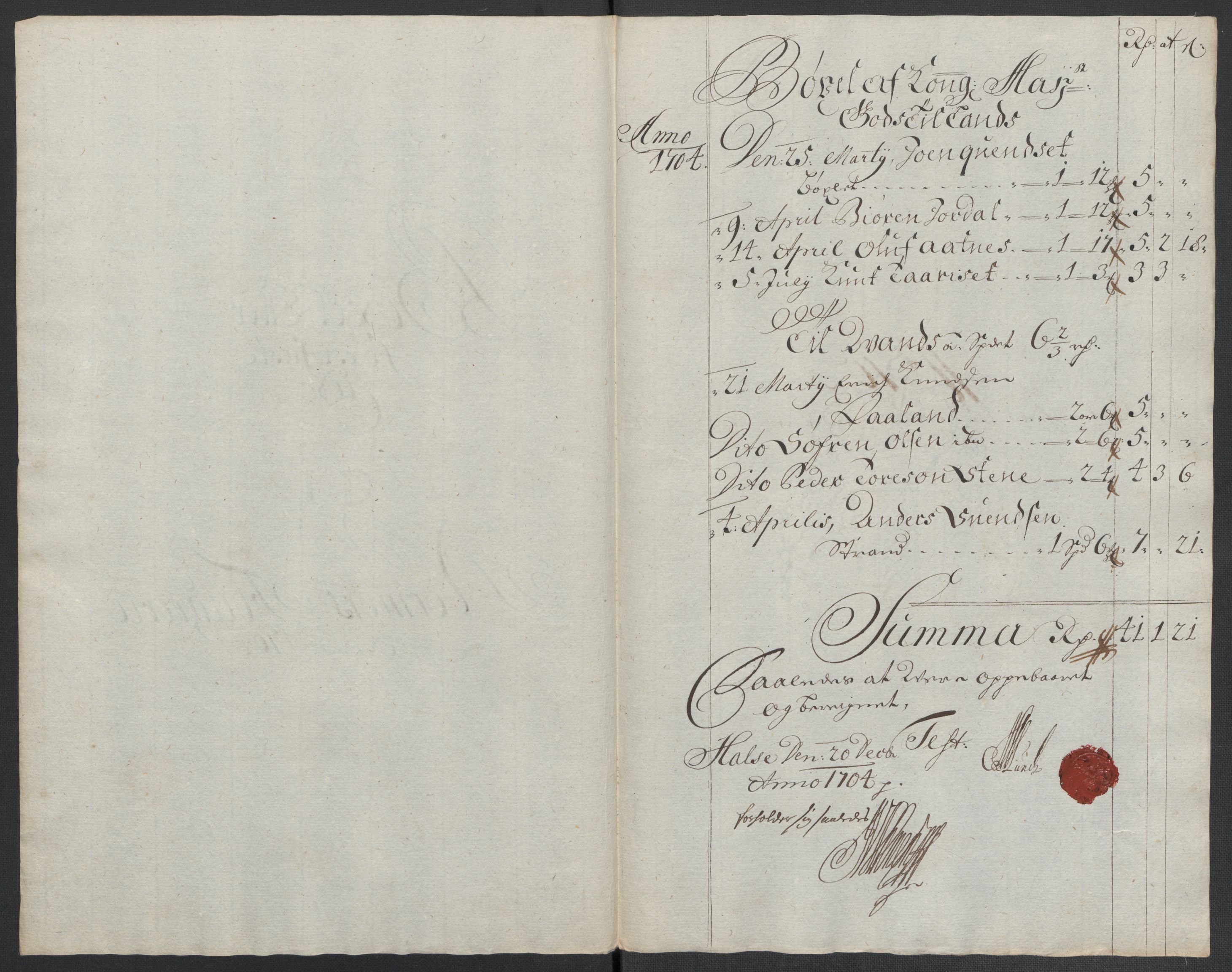 Rentekammeret inntil 1814, Reviderte regnskaper, Fogderegnskap, RA/EA-4092/R56/L3740: Fogderegnskap Nordmøre, 1703-1704, p. 293