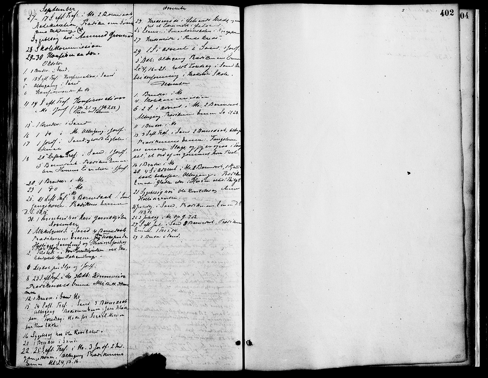 Nord-Odal prestekontor, AV/SAH-PREST-032/H/Ha/Haa/L0005: Parish register (official) no. 5, 1874-1885, p. 402