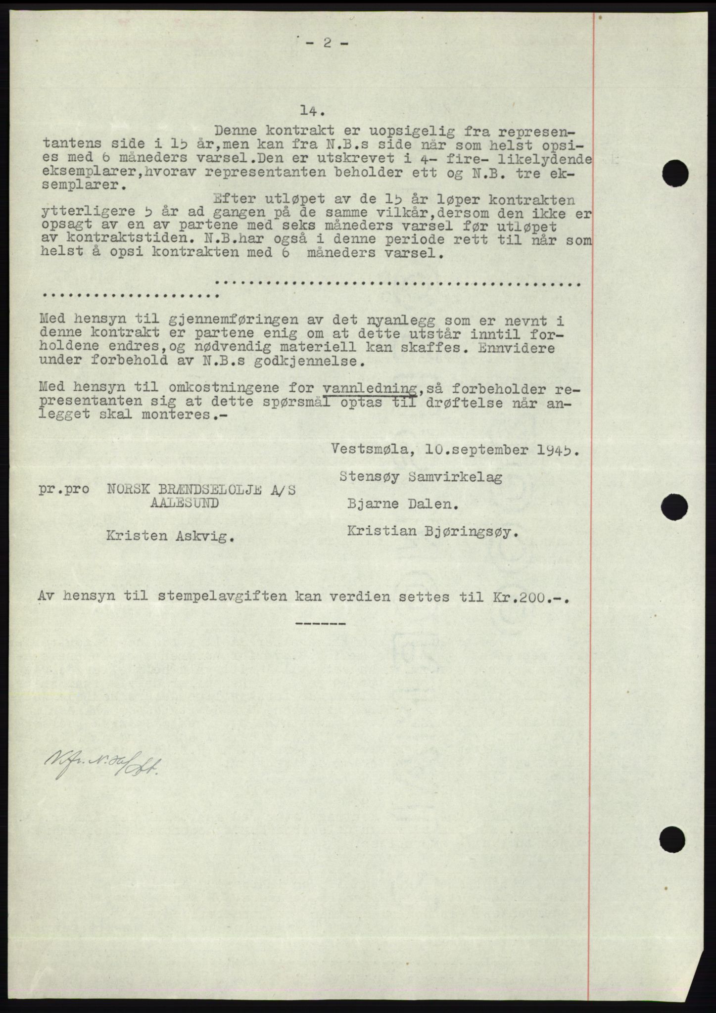 Nordmøre sorenskriveri, AV/SAT-A-4132/1/2/2Ca: Mortgage book no. B95, 1946-1947, Diary no: : 2531/1946