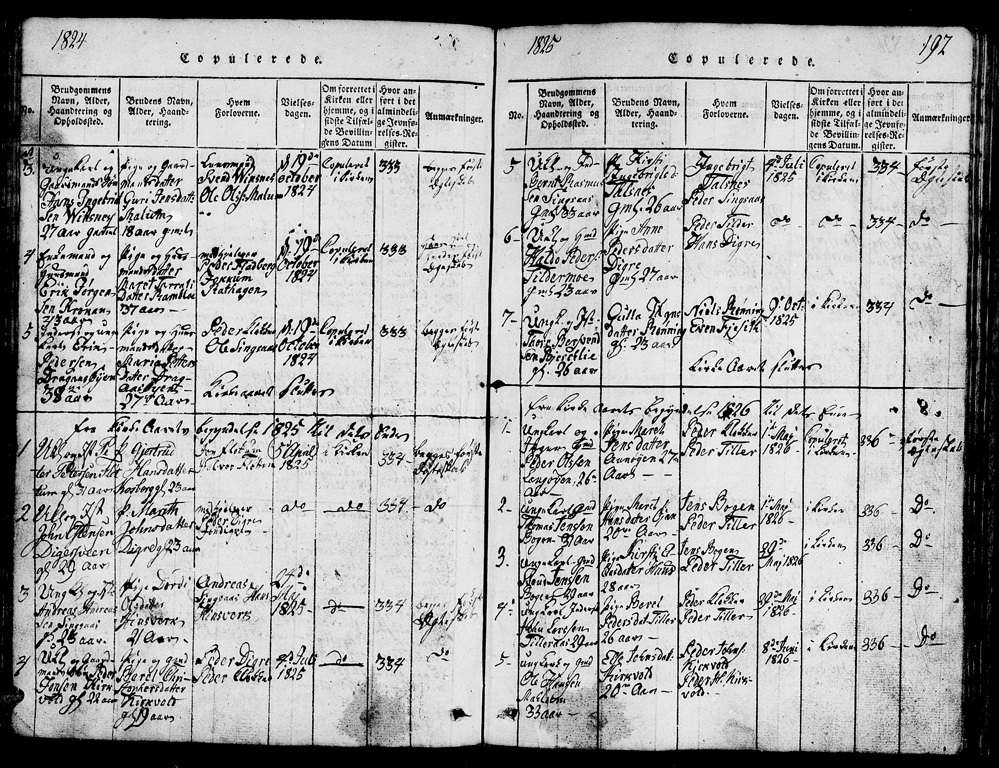 Ministerialprotokoller, klokkerbøker og fødselsregistre - Sør-Trøndelag, SAT/A-1456/688/L1026: Parish register (copy) no. 688C01, 1817-1860, p. 192
