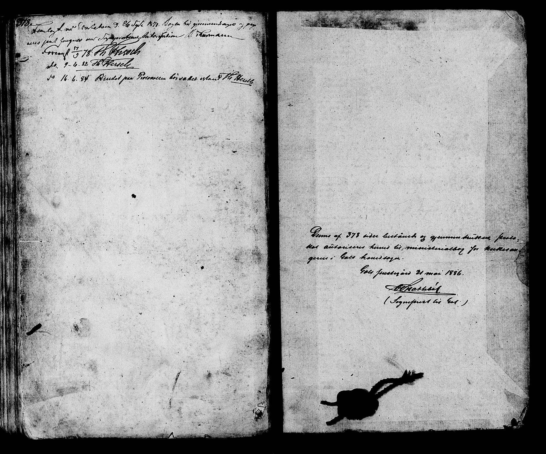 Gol kirkebøker, SAKO/A-226/G/Ga/L0002: Parish register (copy) no. I 2, 1860-1887, p. 378-379