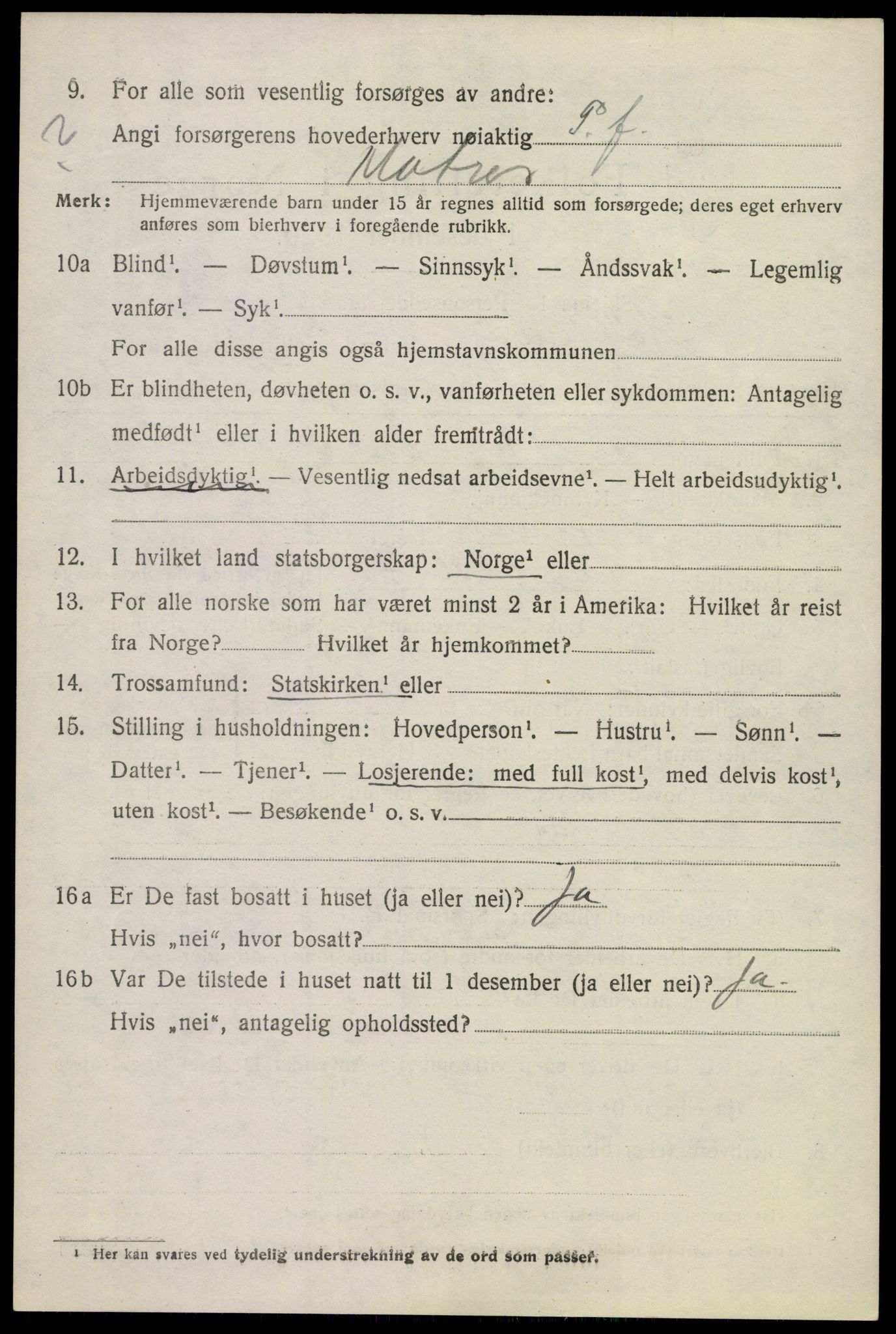 SAKO, 1920 census for Nøtterøy, 1920, p. 6198