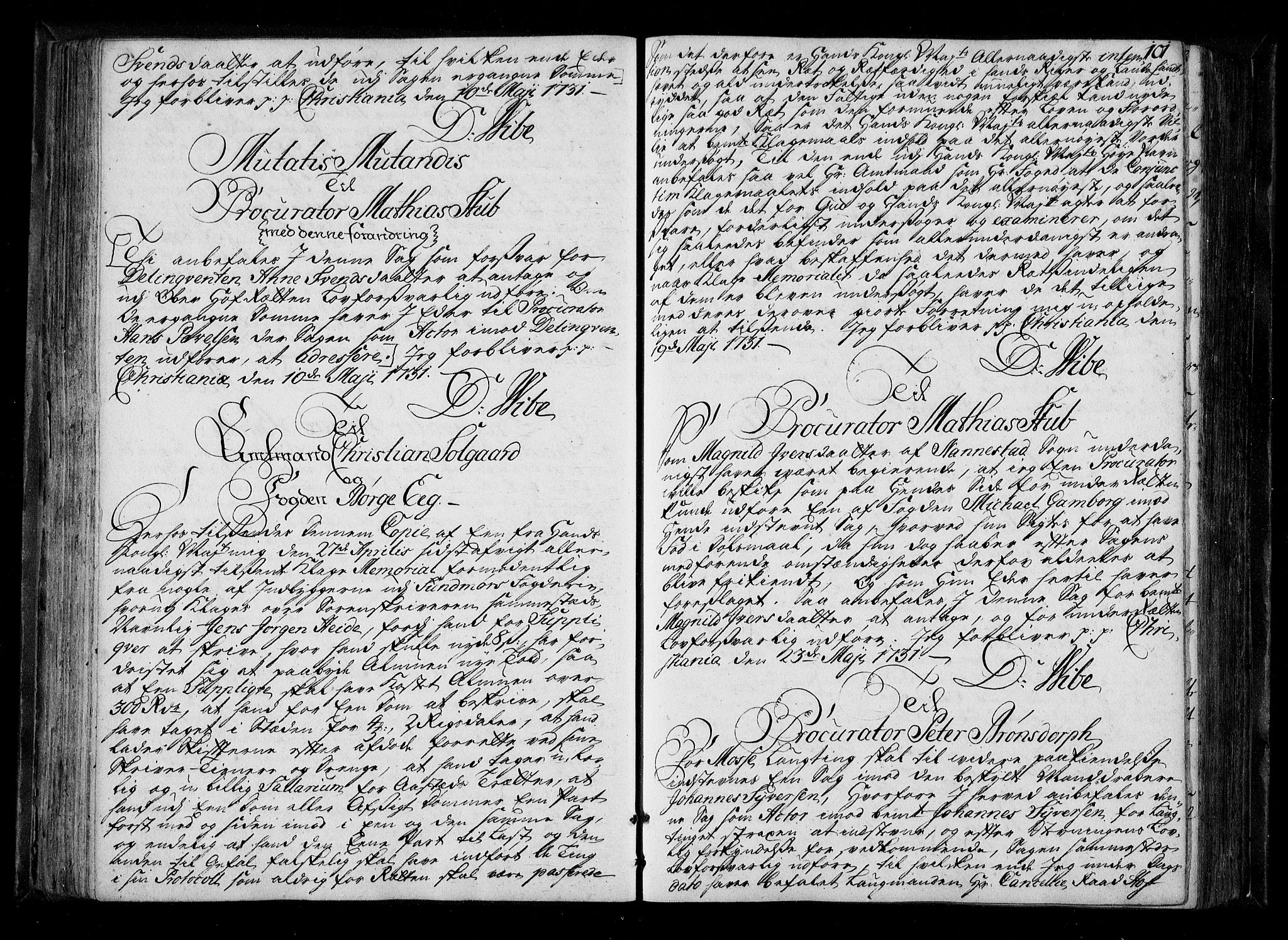Stattholderembetet 1572-1771, AV/RA-EA-2870/Be/L0011: Kopibok for beneficia paupertatis, 1726-1739, p. 100b-101a