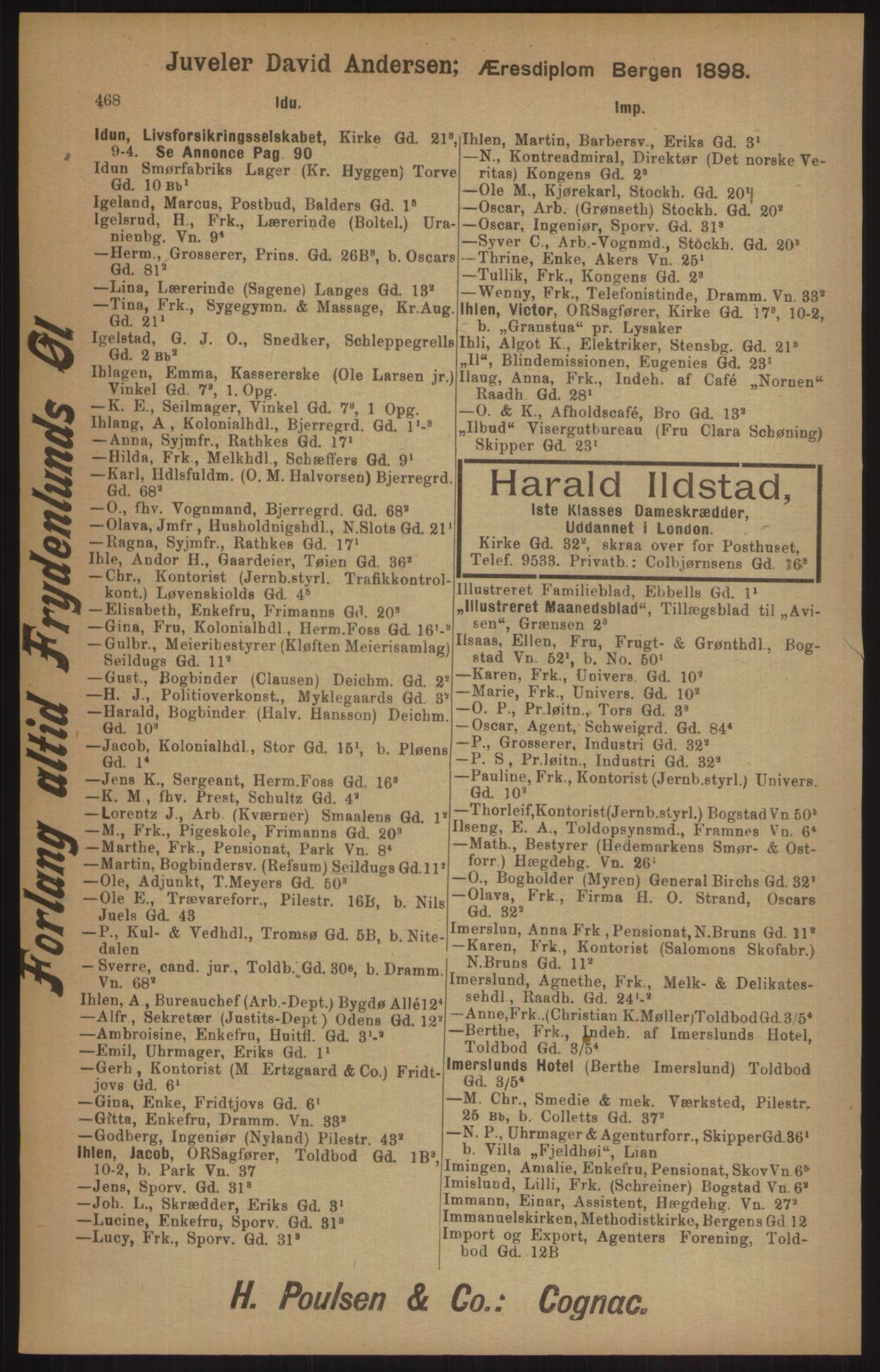 Kristiania/Oslo adressebok, PUBL/-, 1905, p. 468