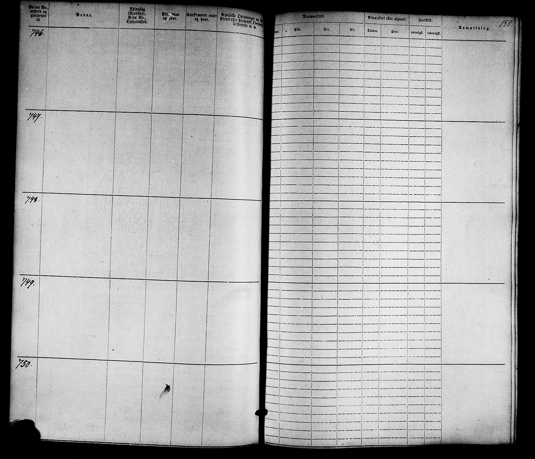 Farsund mønstringskrets, SAK/2031-0017/F/Fa/L0005: Annotasjonsrulle nr 1-1910 med register, Z-2, 1869-1877, p. 178