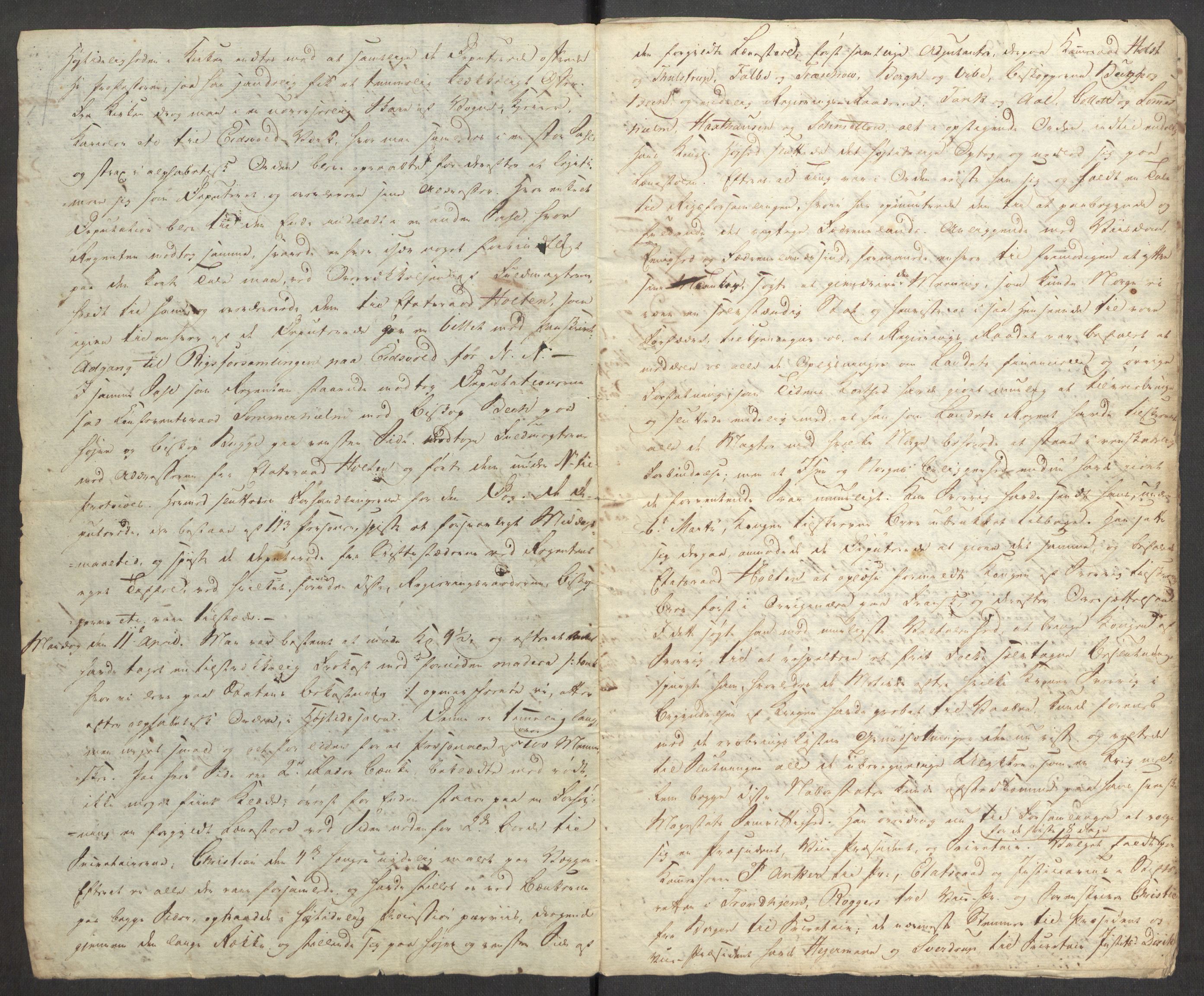 Sibbern-slekten, AV/RA-PA-0281/F/L0004: Statsråd Valentin Sibberns politiske papirer, regnskapsprot., 1814, p. 5