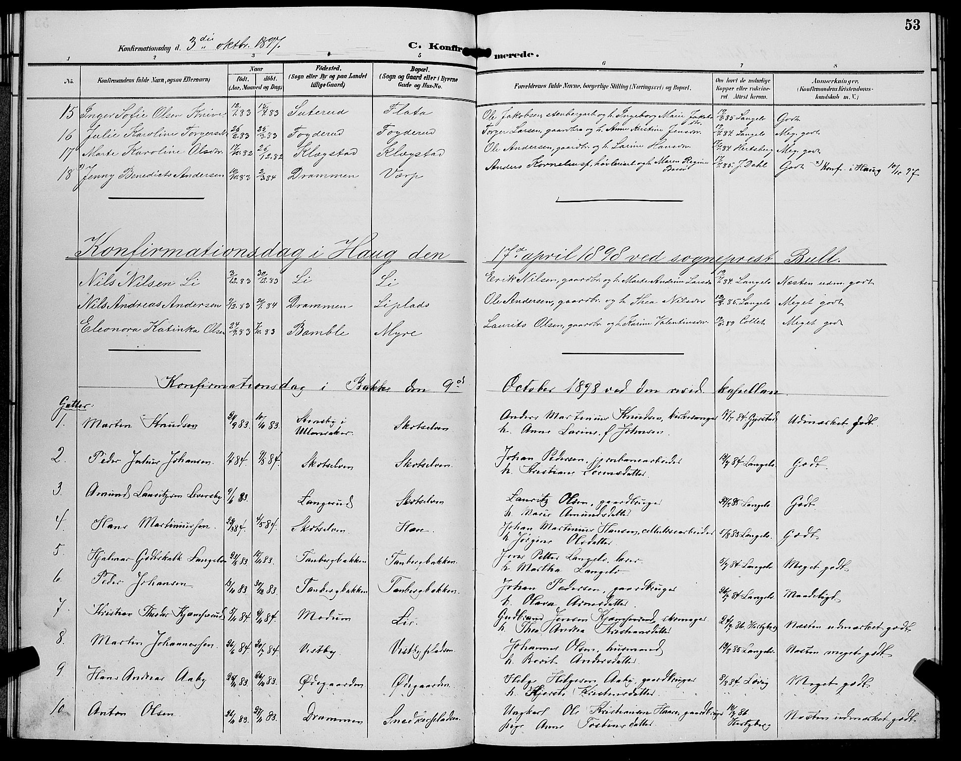 Eiker kirkebøker, AV/SAKO-A-4/G/Gb/L0004: Parish register (copy) no. II 4, 1894-1900, p. 53