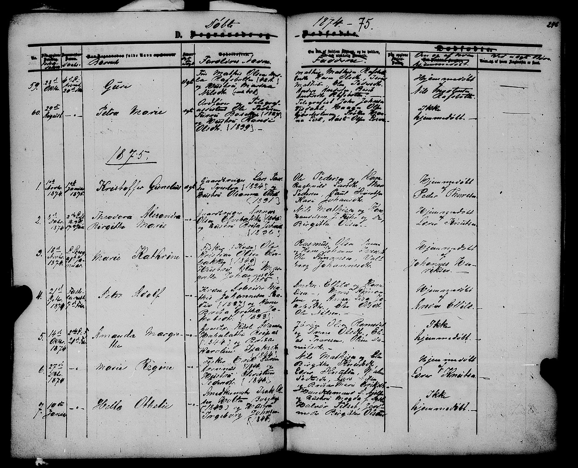 Alta sokneprestkontor, SATØ/S-1338/H/Ha/L0001.kirke: Parish register (official) no. 1, 1858-1878, p. 246