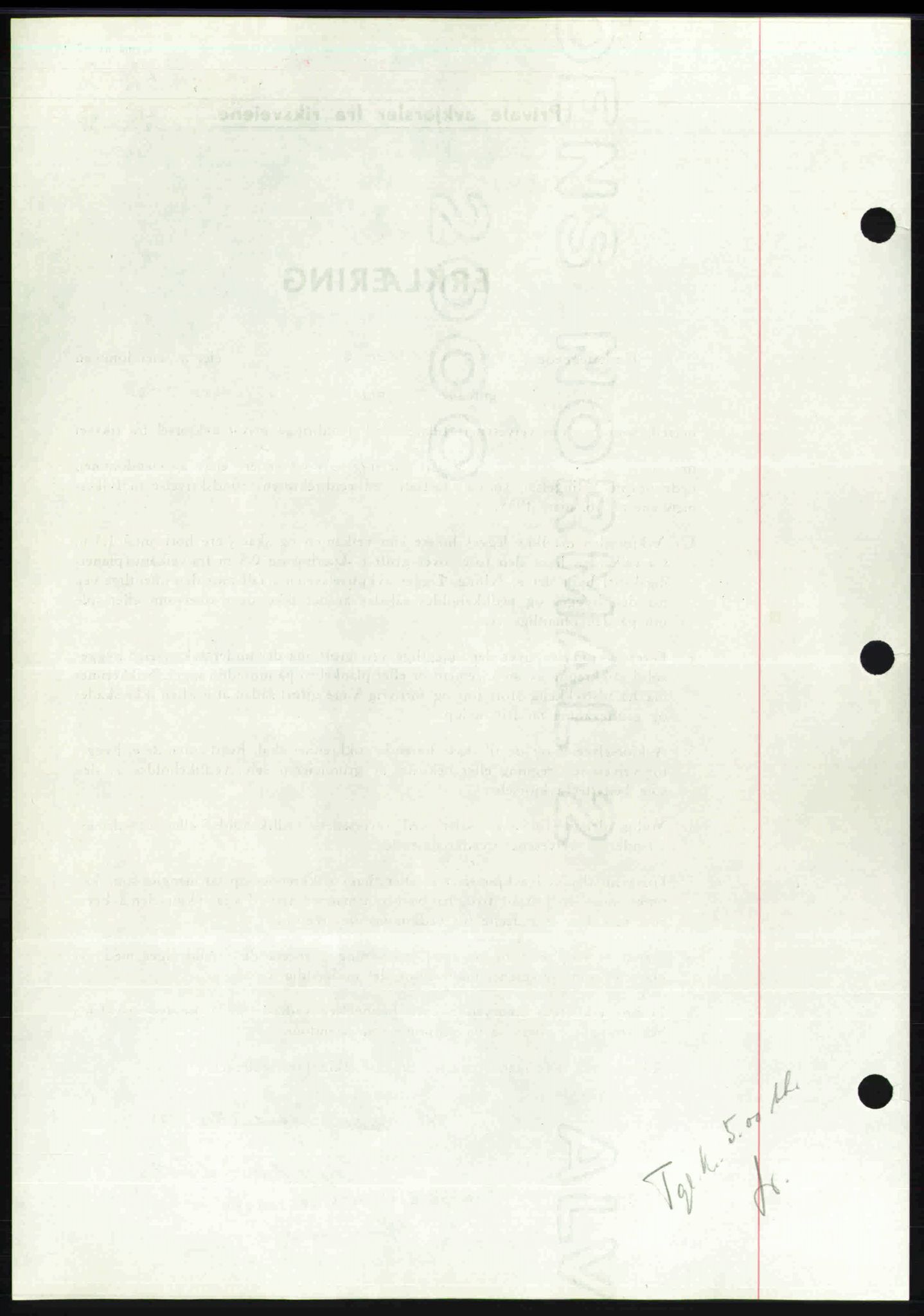 Toten tingrett, SAH/TING-006/H/Hb/Hbc/L0004: Mortgage book no. Hbc-04, 1938-1938, Diary no: : 585/1938