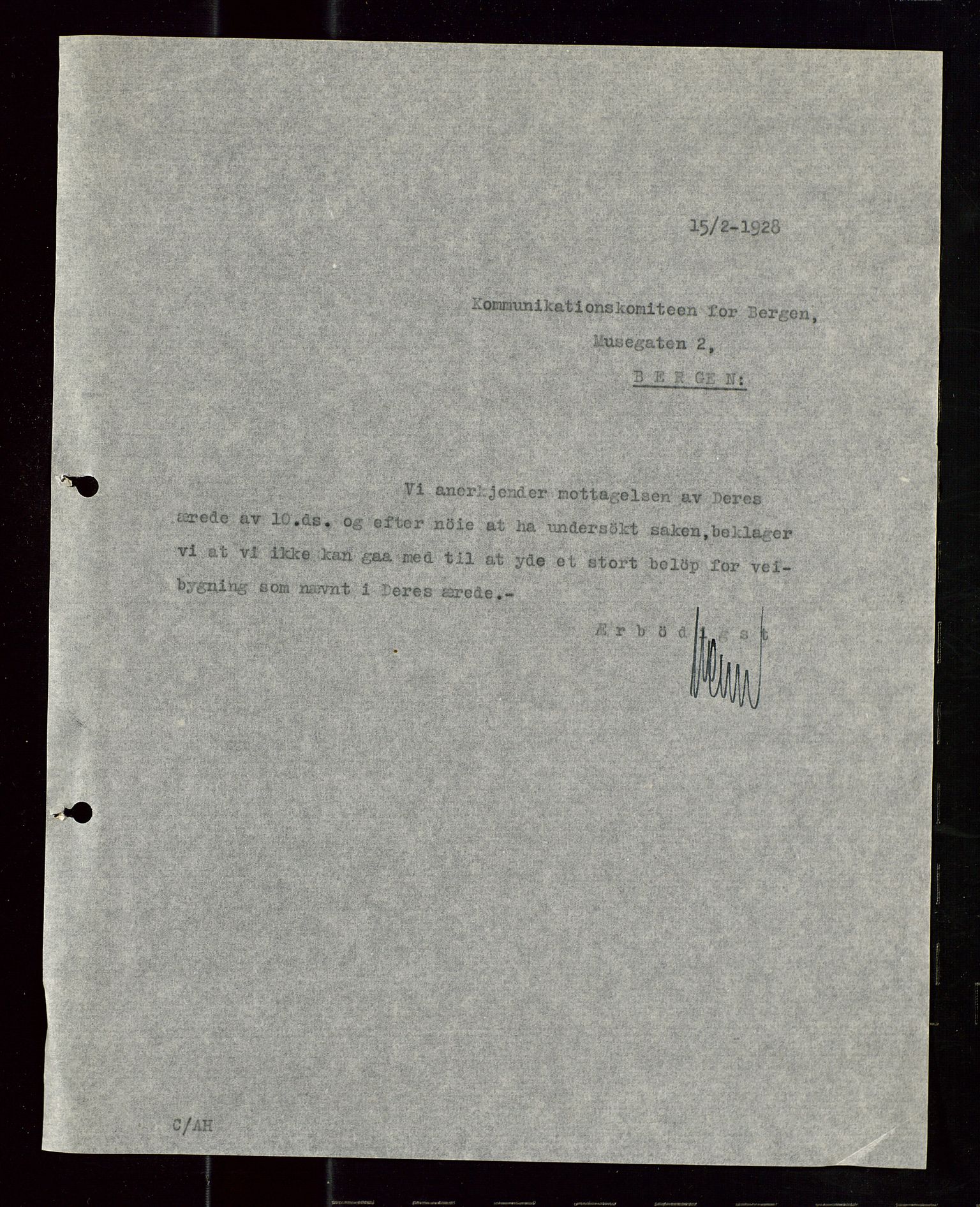 Pa 1521 - A/S Norske Shell, SAST/A-101915/E/Ea/Eaa/L0023: Sjefskorrespondanse, 1928, p. 9