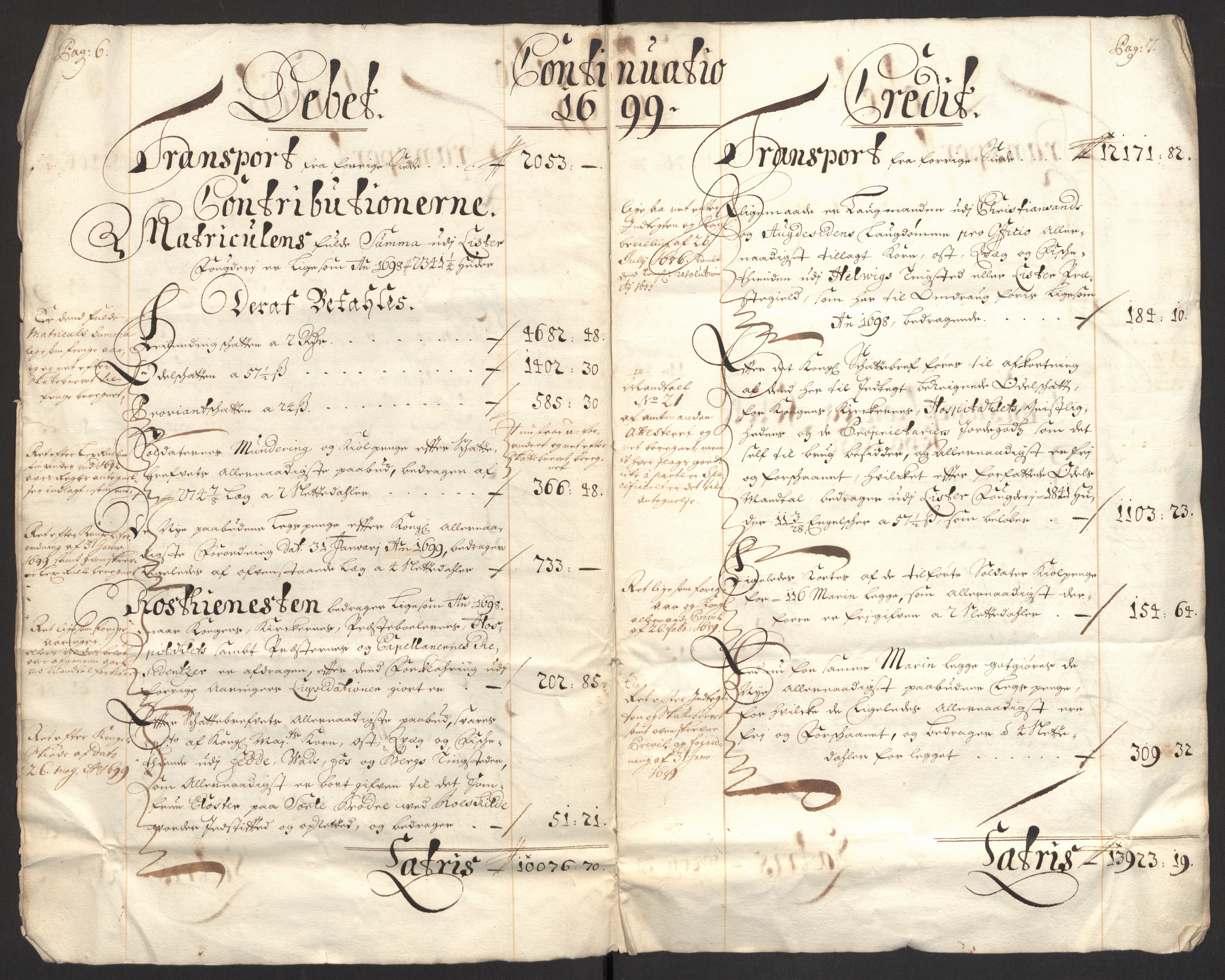 Rentekammeret inntil 1814, Reviderte regnskaper, Fogderegnskap, AV/RA-EA-4092/R43/L2547: Fogderegnskap Lista og Mandal, 1698-1699, p. 149