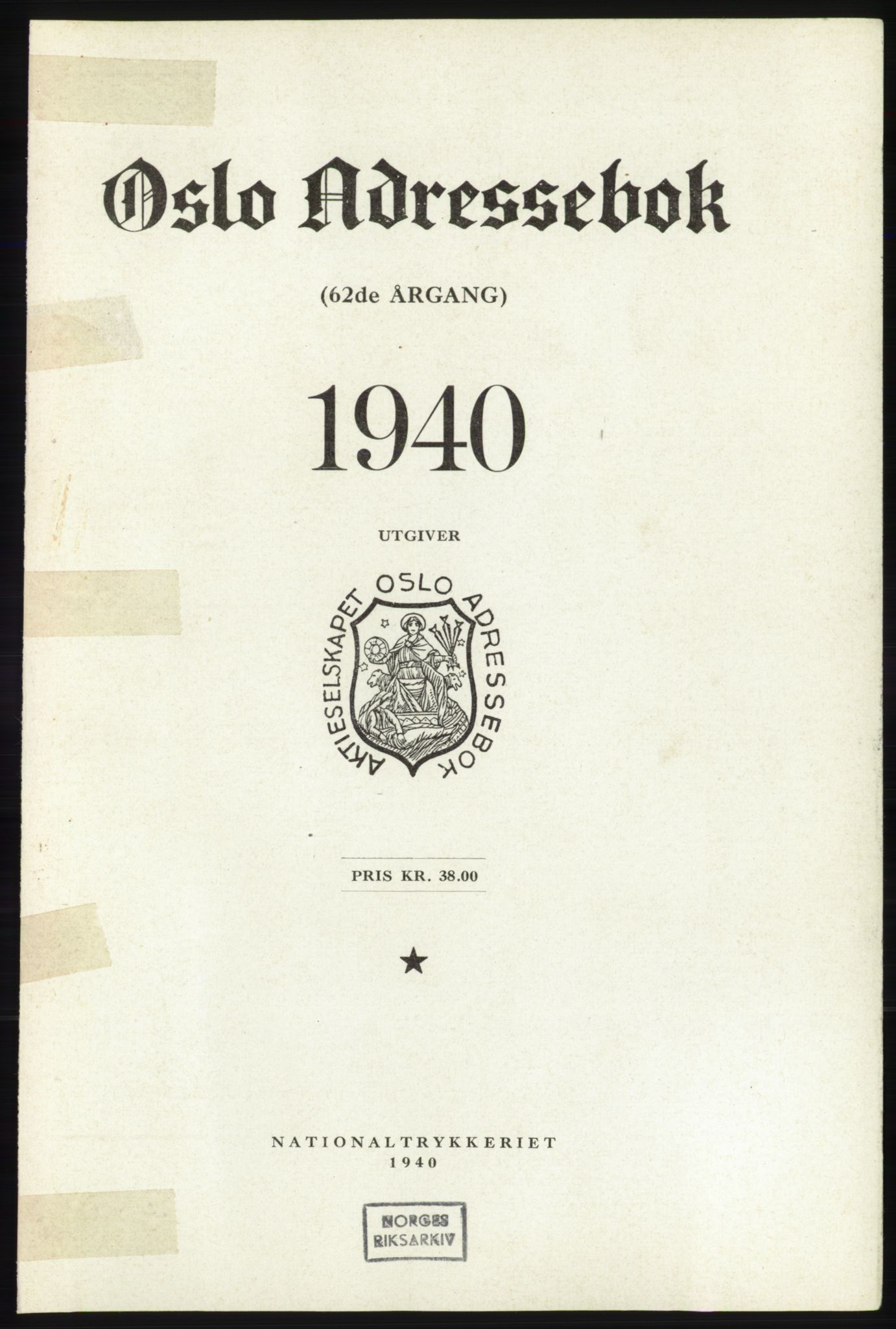 Kristiania/Oslo adressebok, PUBL/-, 1940, p. 11
