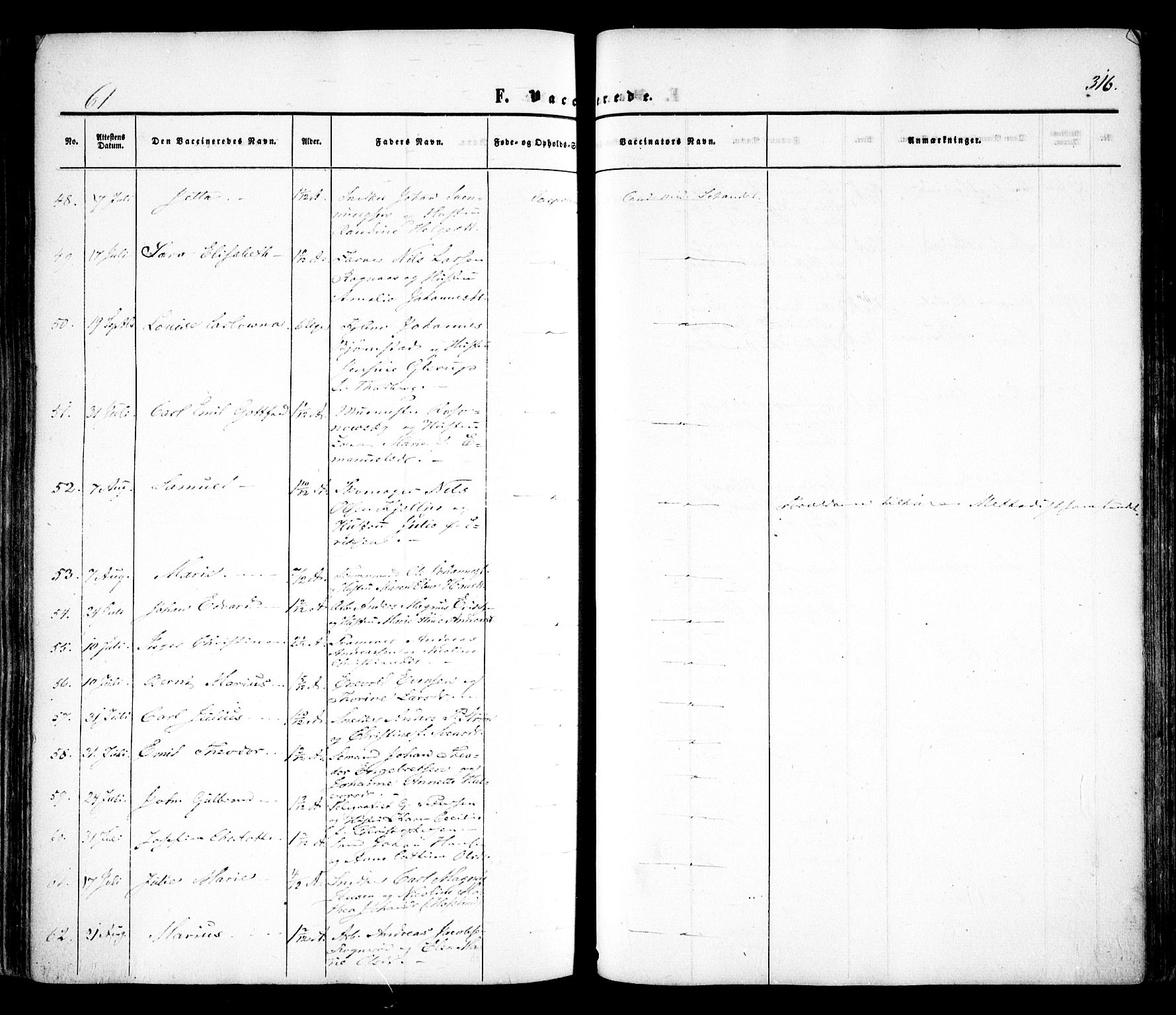 Sarpsborg prestekontor Kirkebøker, AV/SAO-A-2006/F/Fa/L0001: Parish register (official) no. 1, 1859-1868, p. 316