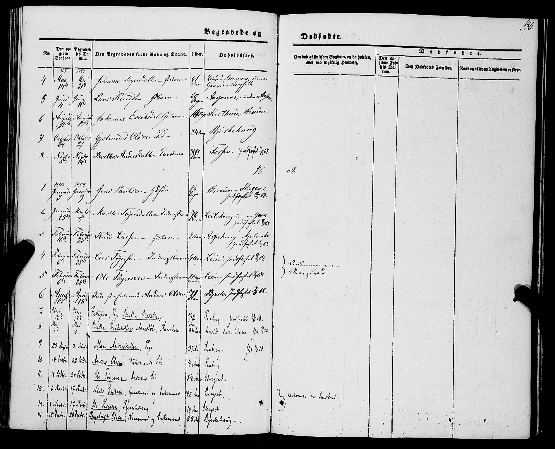 Jostedal sokneprestembete, SAB/A-80601/H/Haa/Haaa/L0005: Parish register (official) no. A 5, 1849-1877, p. 146