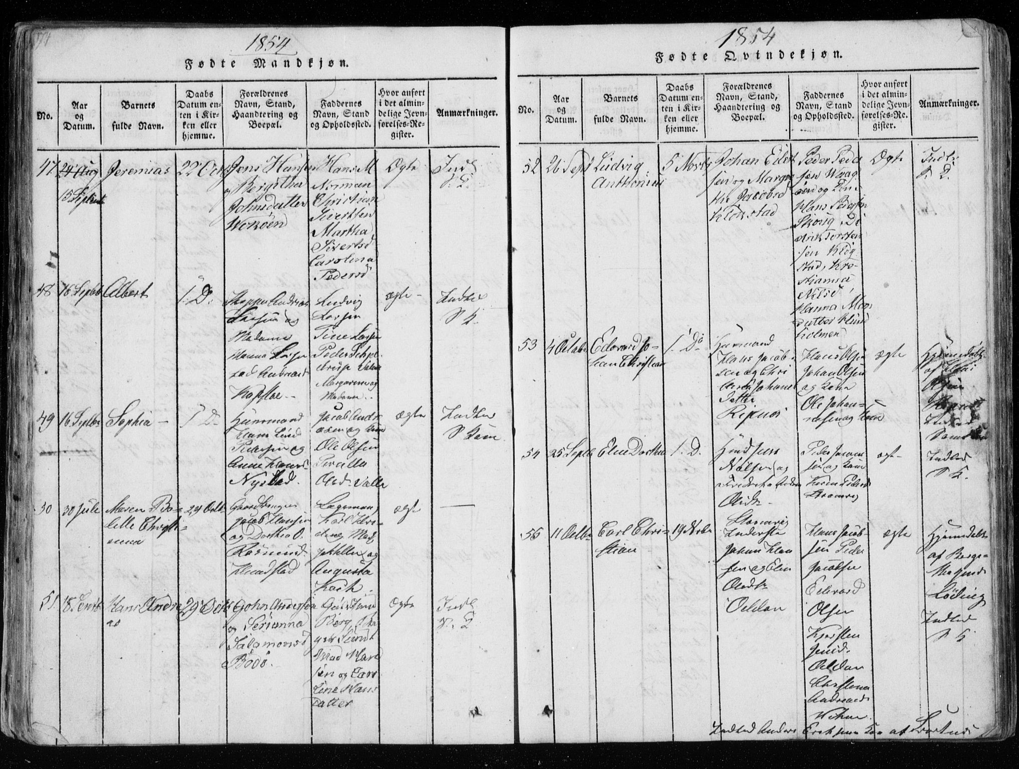 Ministerialprotokoller, klokkerbøker og fødselsregistre - Nordland, AV/SAT-A-1459/801/L0026: Parish register (copy) no. 801C01, 1820-1855, p. 174-175