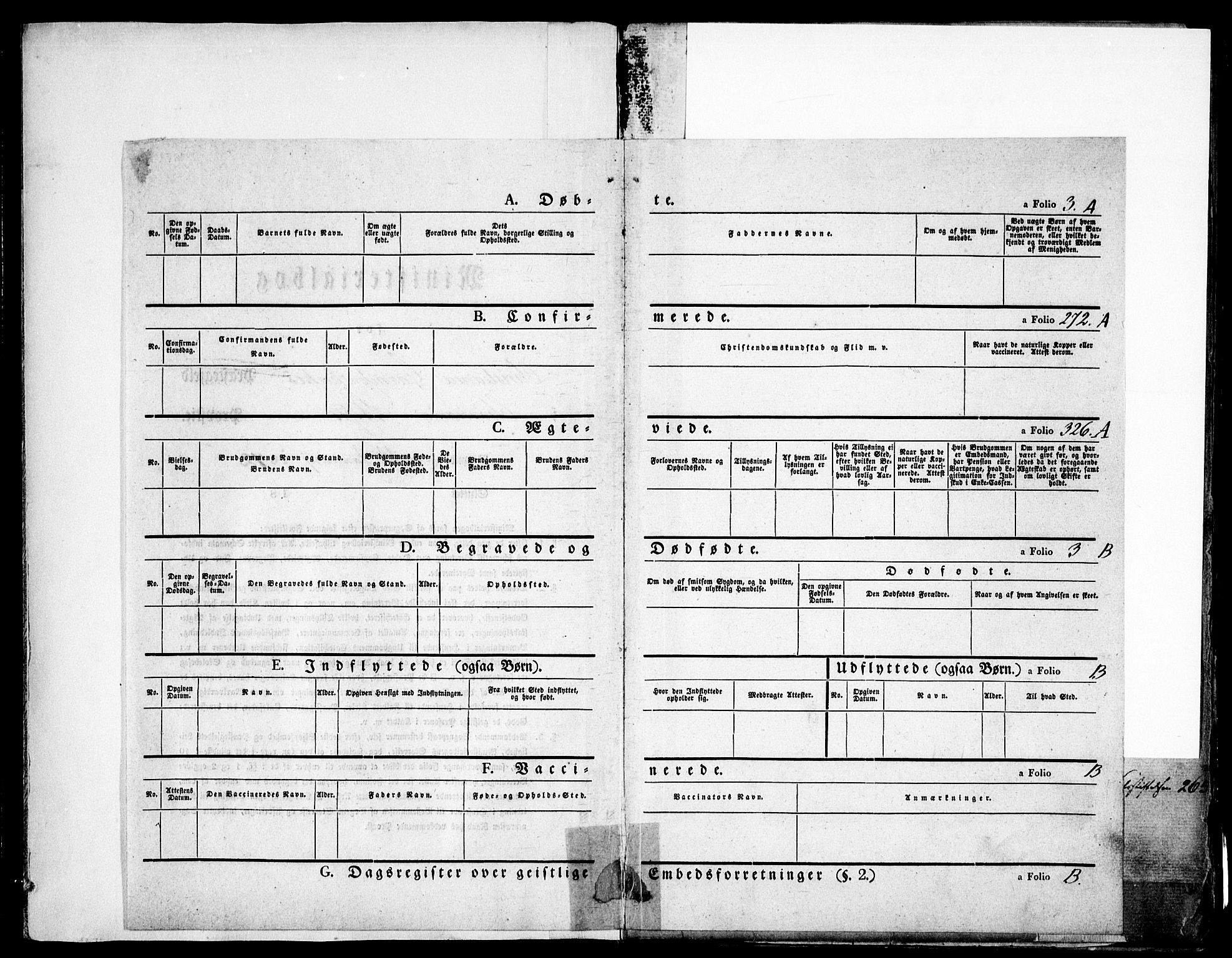 Garnisonsmenigheten Kirkebøker, AV/SAO-A-10846/F/Fa/L0008: Parish register (official) no. 8, 1842-1859