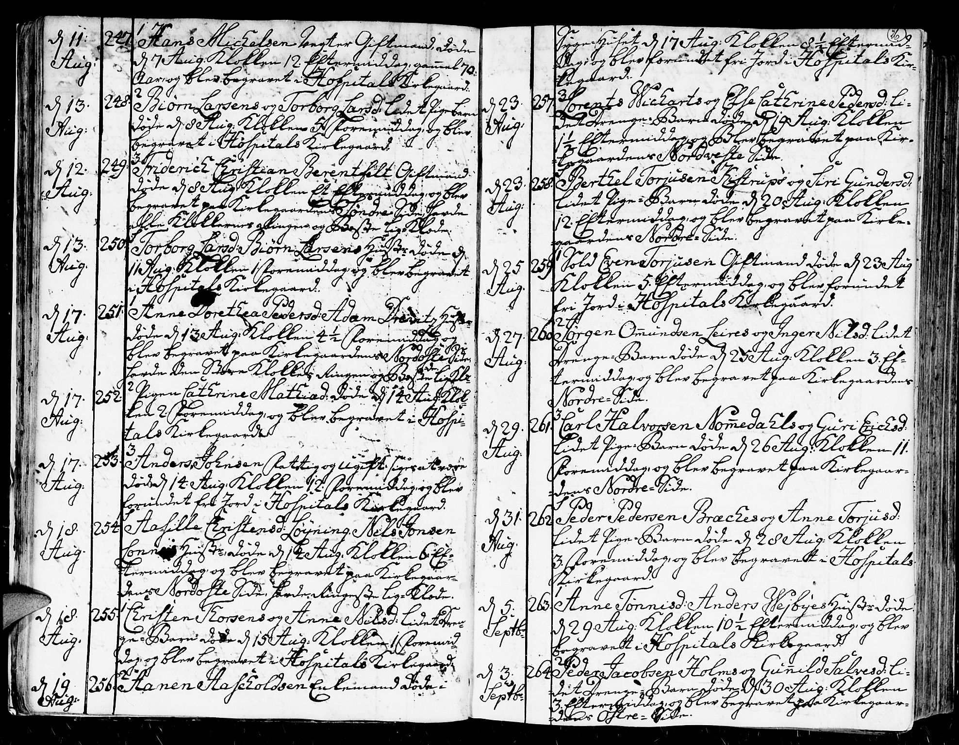 Kristiansand domprosti, AV/SAK-1112-0006/F/Fa/L0004: Parish register (official) no. A 4, 1762-1794, p. 26