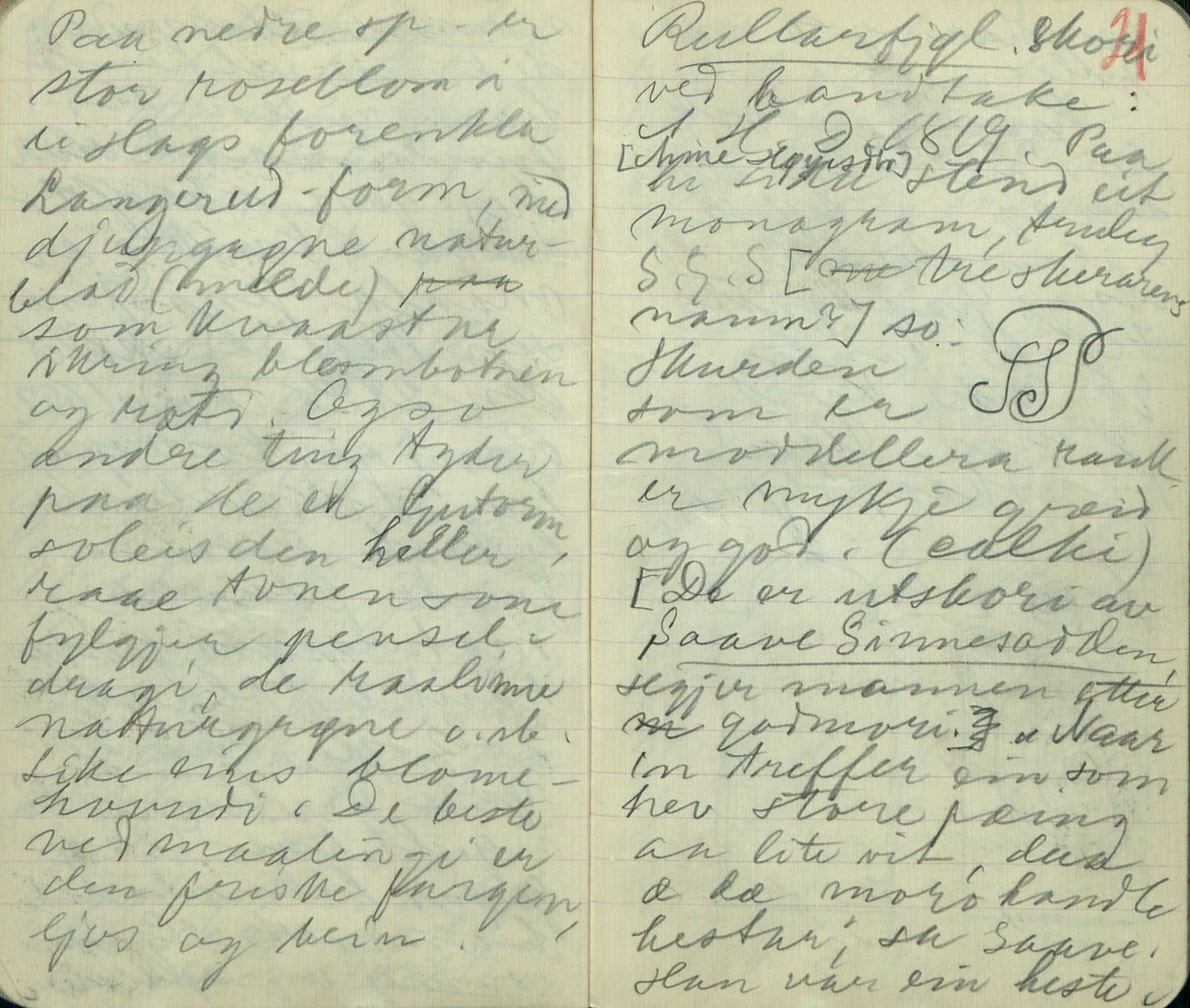 Rikard Berge, TEMU/TGM-A-1003/F/L0008/0031: 300-340 / 330 Seljord, Brunkeberg; oppskrifter, 1915, p. 20-21