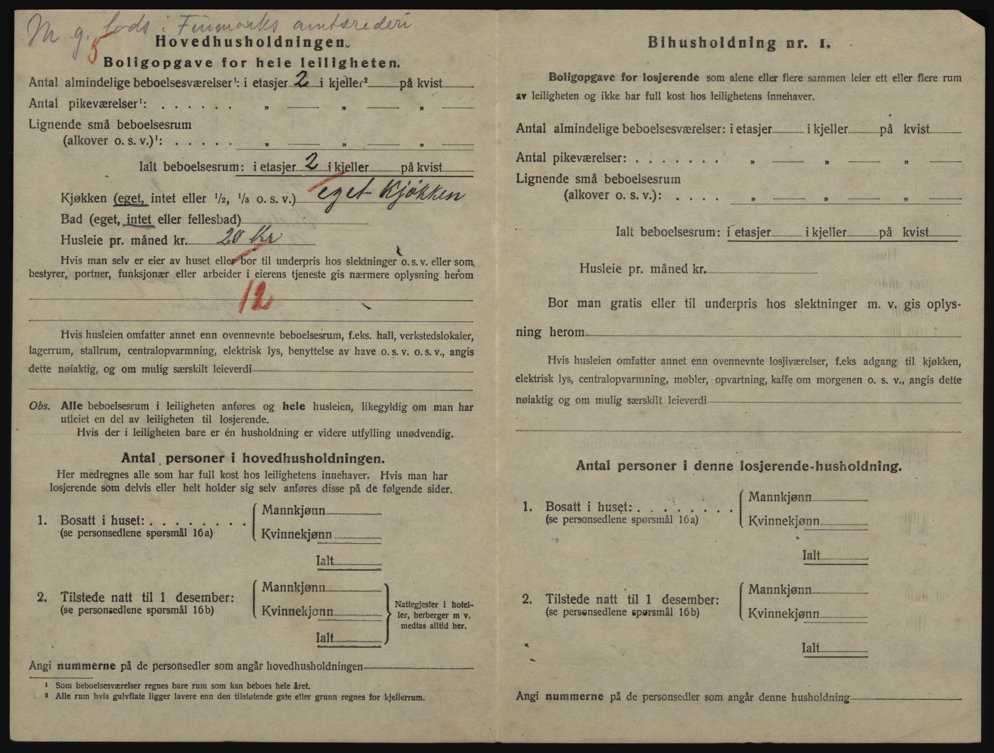 SATØ, 1920 census for Vadsø, 1920, p. 697