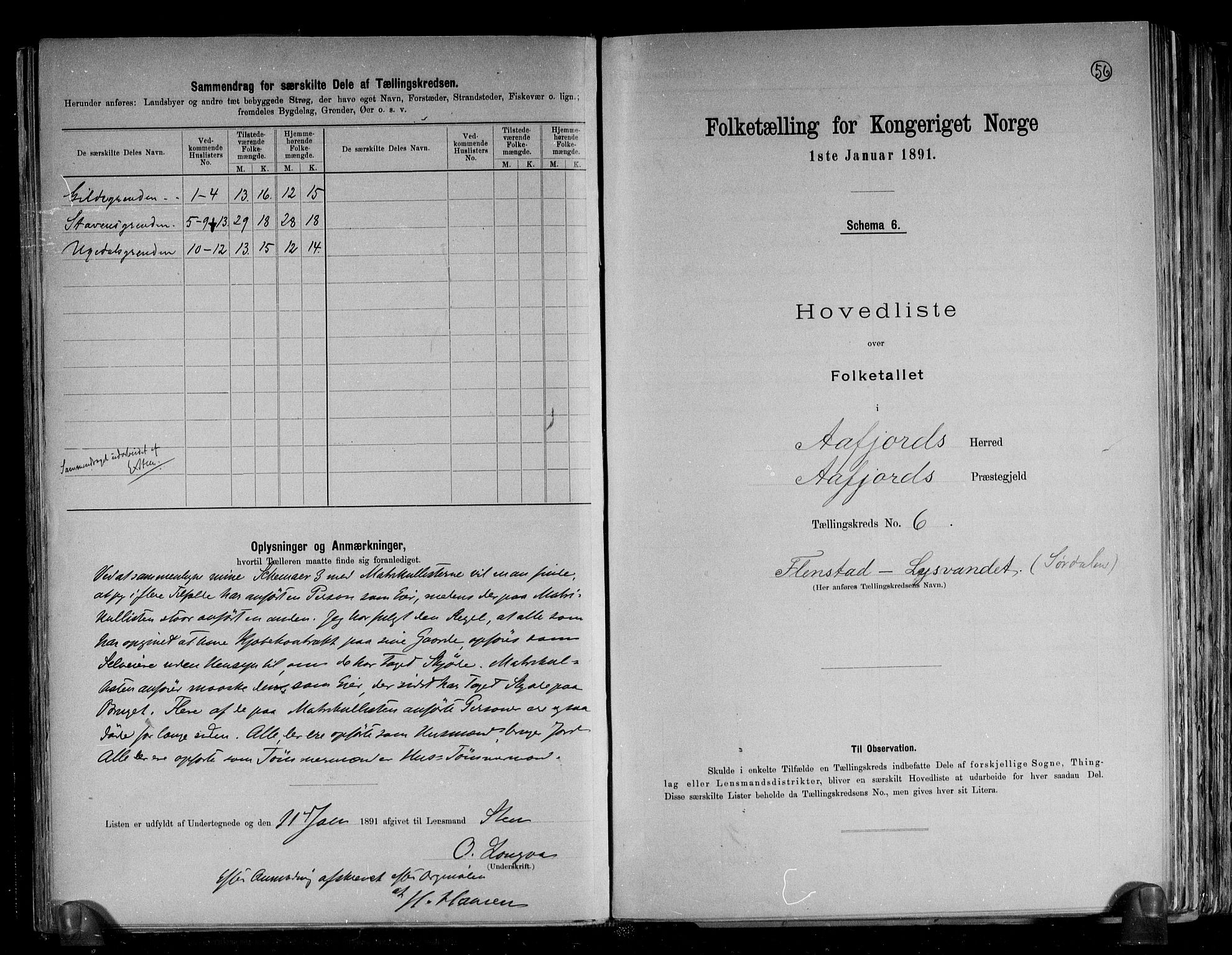 RA, 1891 census for 1630 Åfjord, 1891, p. 17