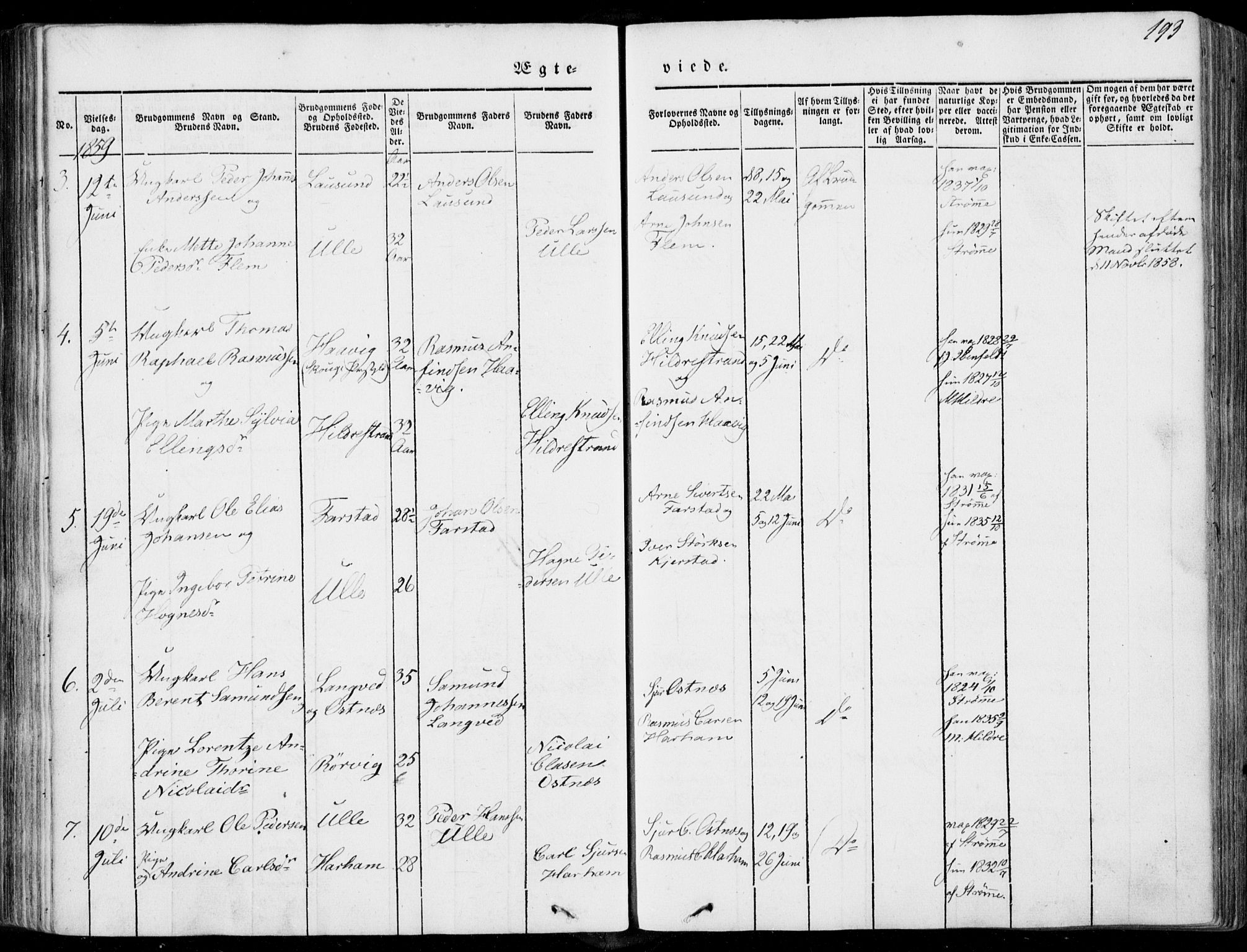 Ministerialprotokoller, klokkerbøker og fødselsregistre - Møre og Romsdal, SAT/A-1454/536/L0497: Parish register (official) no. 536A06, 1845-1865, p. 193