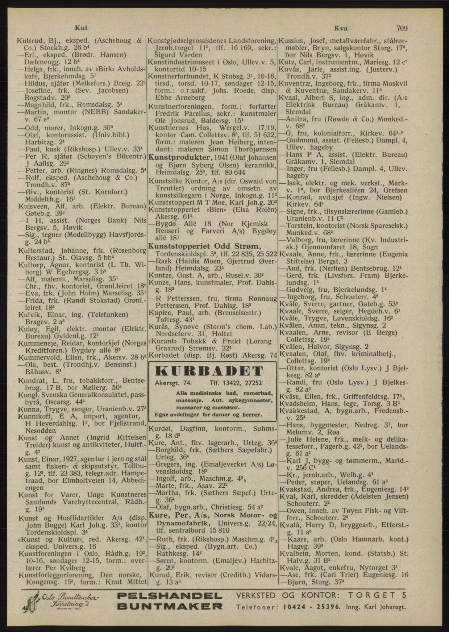 Kristiania/Oslo adressebok, PUBL/-, 1945, p. 705