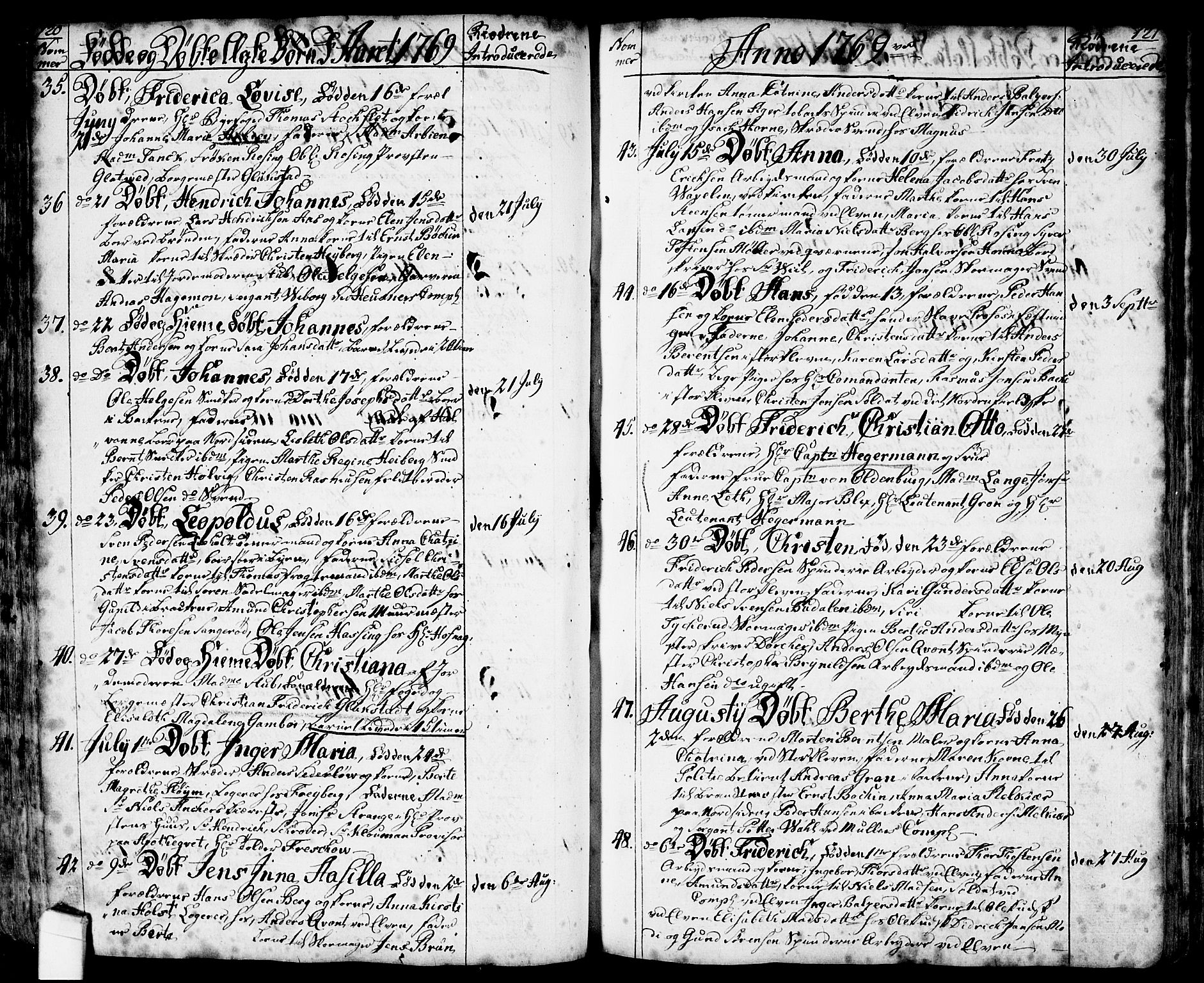 Halden prestekontor Kirkebøker, SAO/A-10909/F/Fa/L0001: Parish register (official) no. I 1, 1758-1791, p. 120-121
