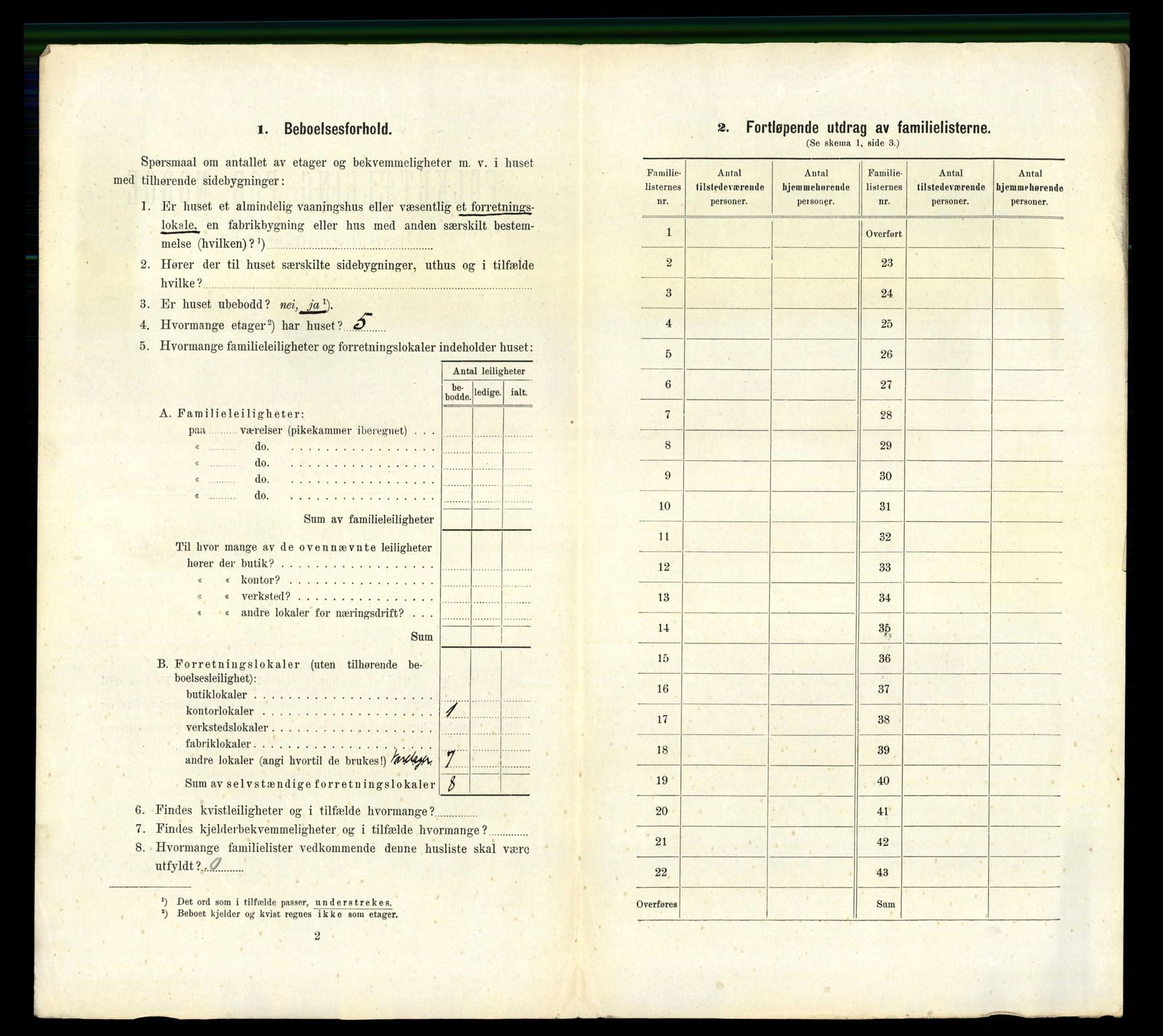 RA, 1910 census for Bergen, 1910, p. 14536